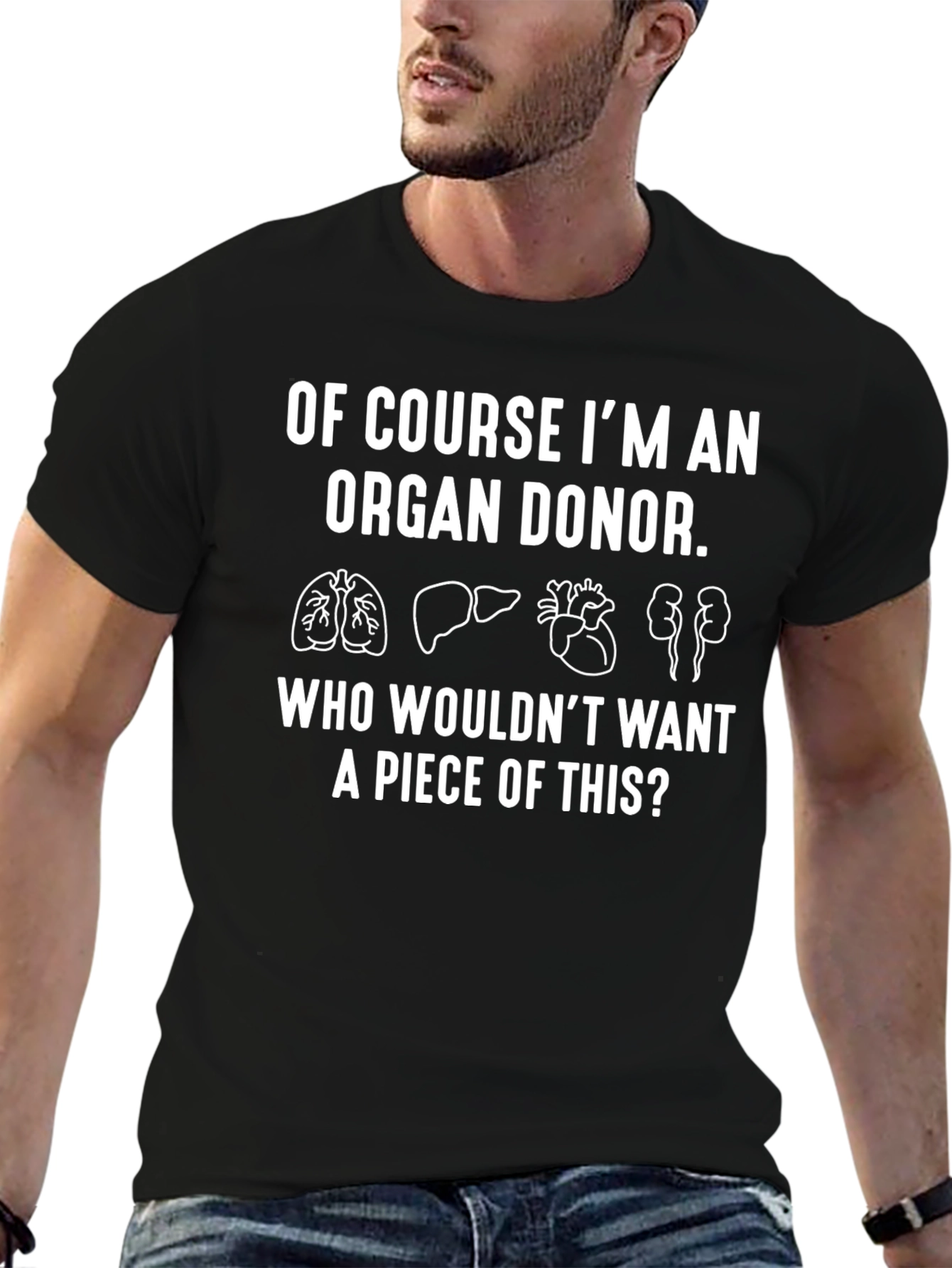 Organ Donor T-Shirt Funny Graphic Tee