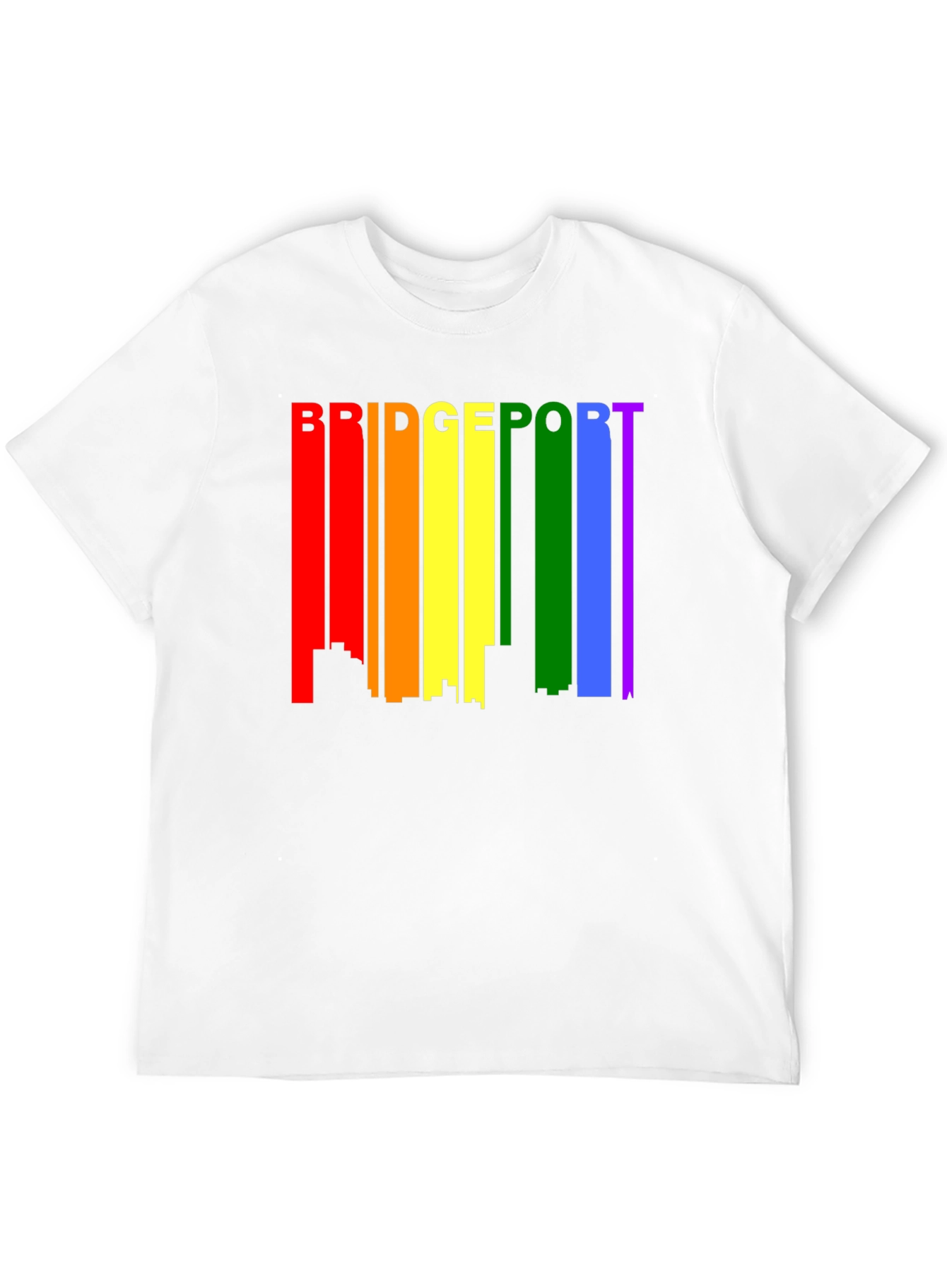 Bridgeport LGBTQ+ Pride Skyline T-Shirt