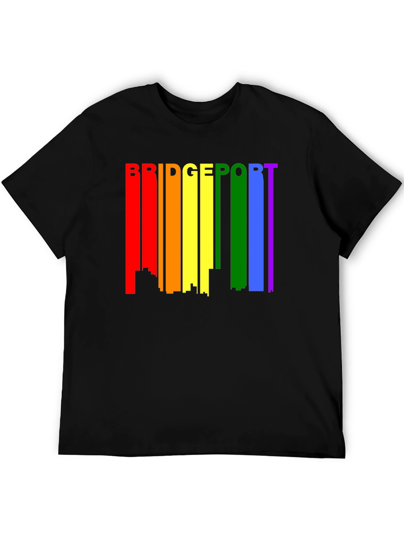 Bridgeport LGBTQ+ Pride Skyline T-Shirt