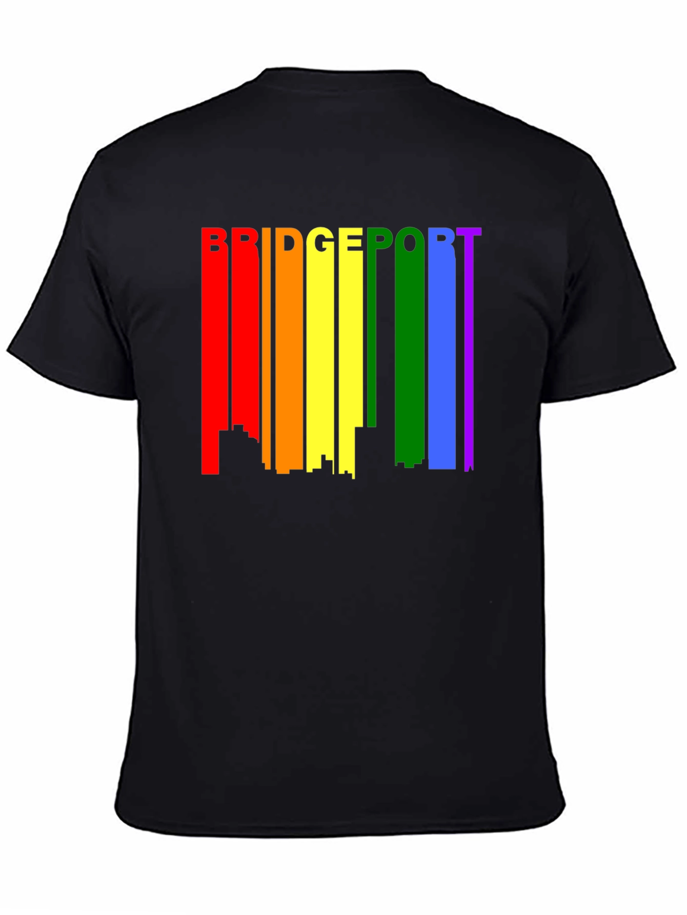Bridgeport LGBTQ+ Pride Skyline T-Shirt