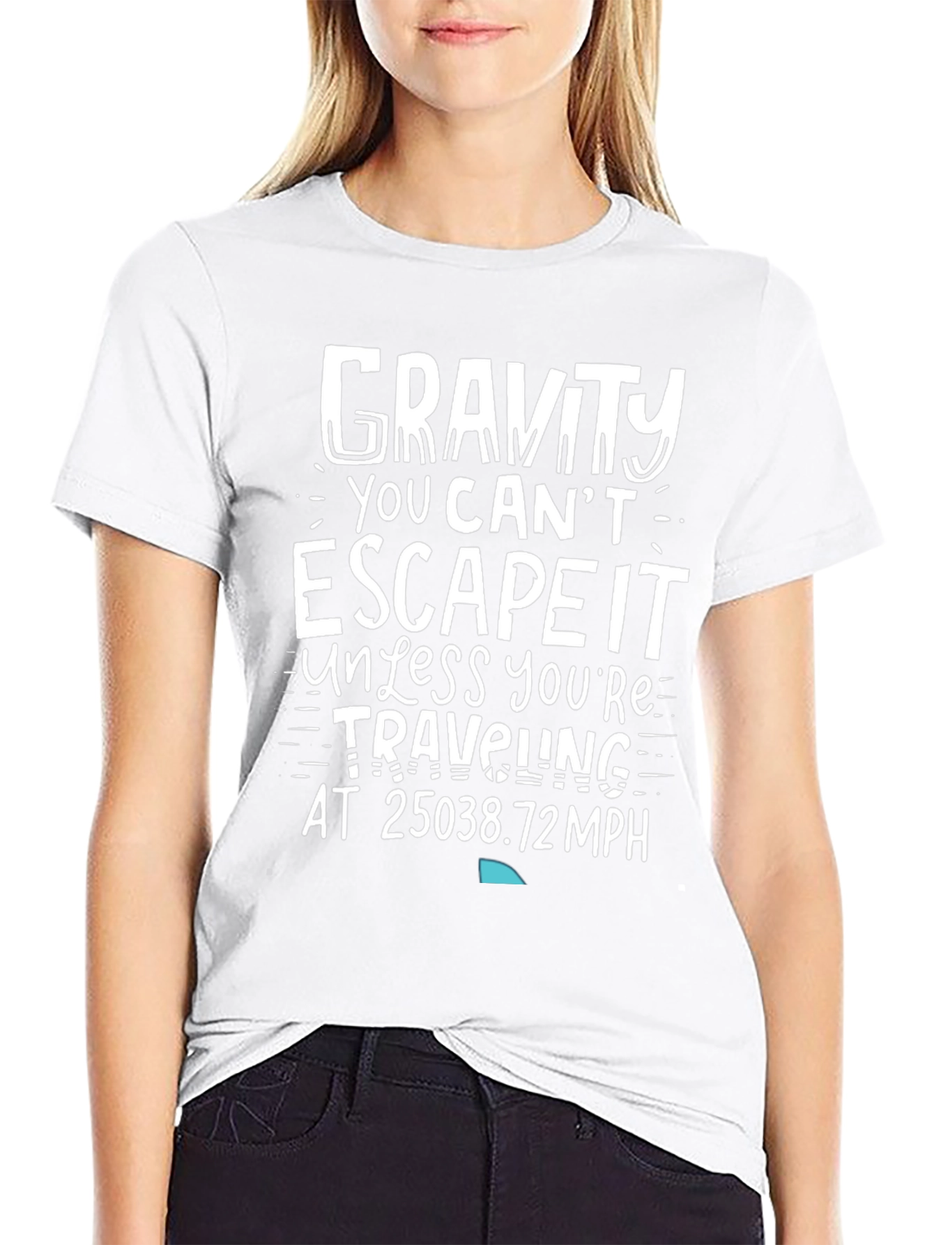 Gravity Escape Velocity Graphic Tee - Mens Black T-Shirt