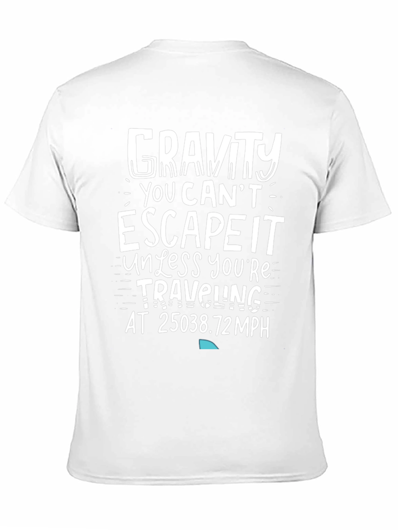 Gravity Escape Velocity Graphic Tee - Mens Black T-Shirt