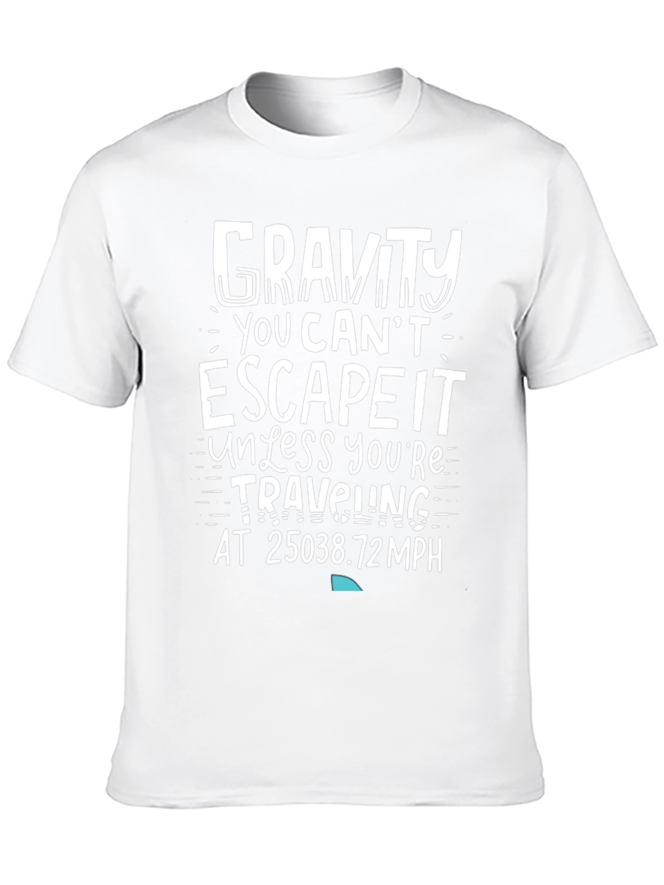 Gravity Escape Velocity Graphic Tee - Mens Black T-Shirt