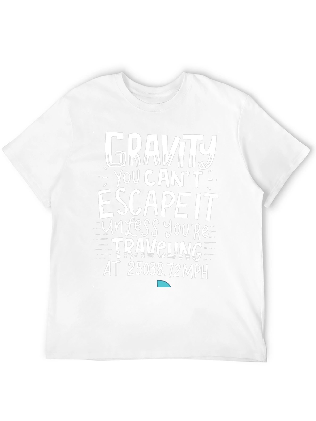 Gravity Escape Velocity Graphic Tee - Mens Black T-Shirt