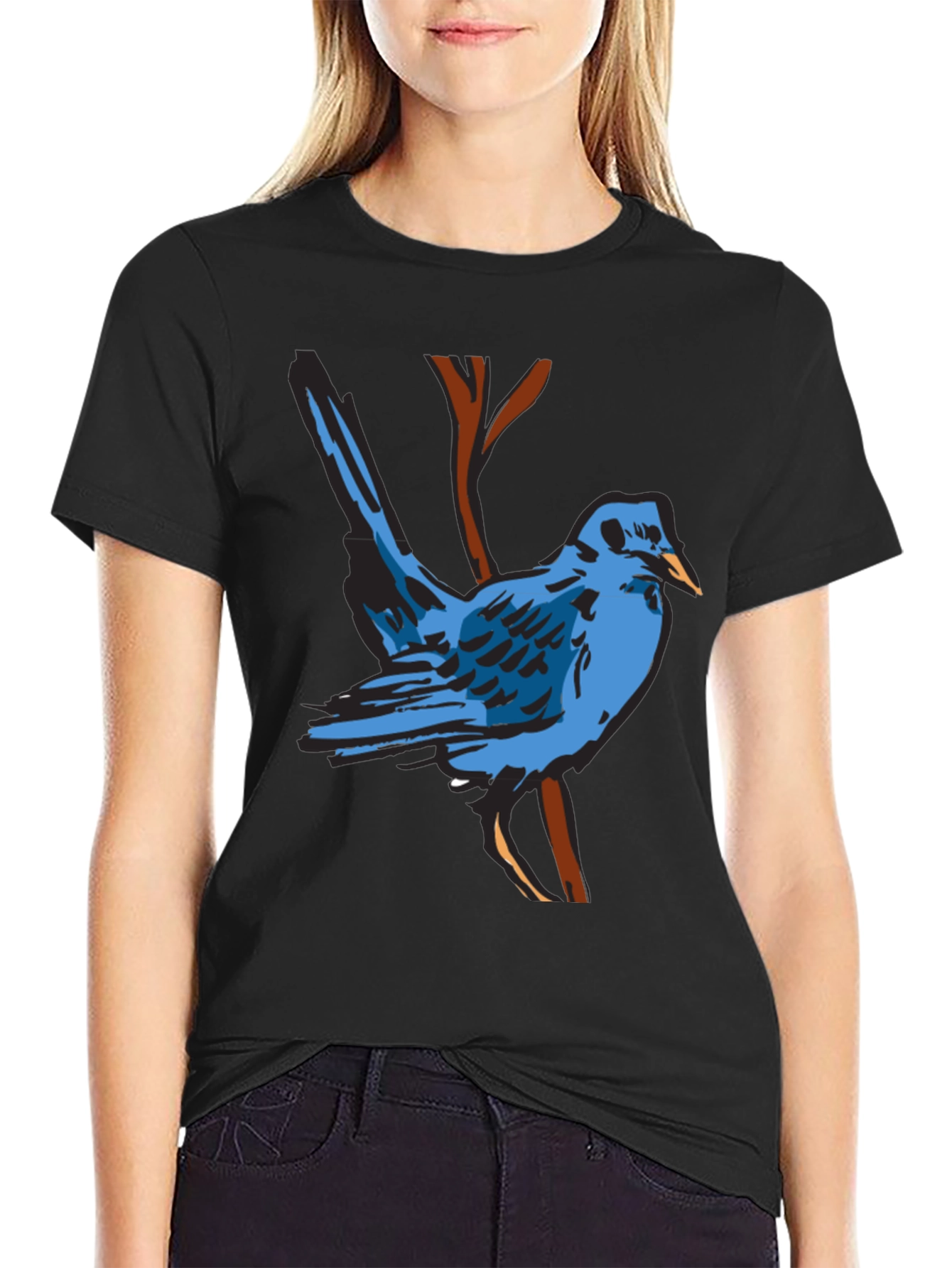 Blue Bird Graphic T-Shirt