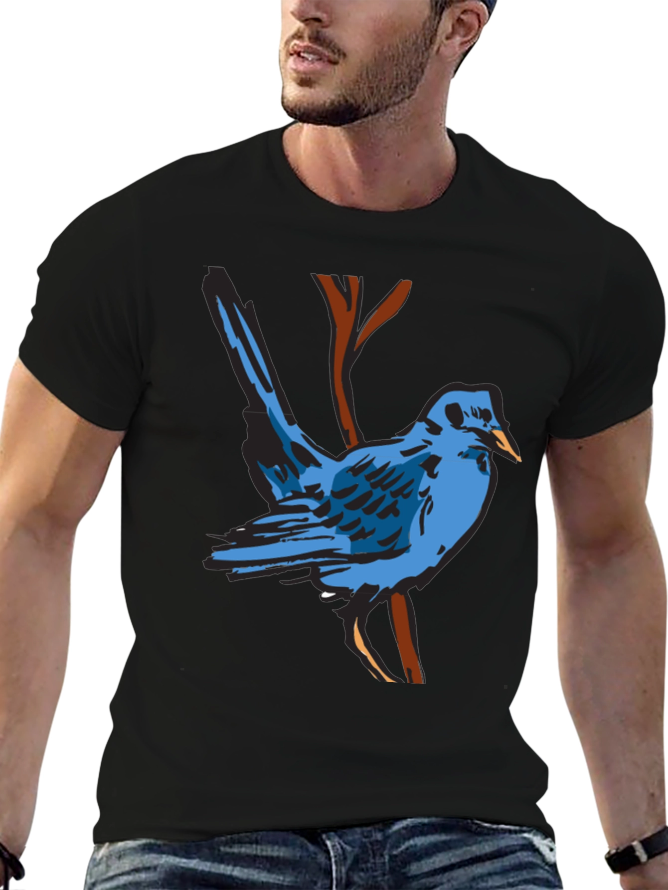 Blue Bird Graphic T-Shirt
