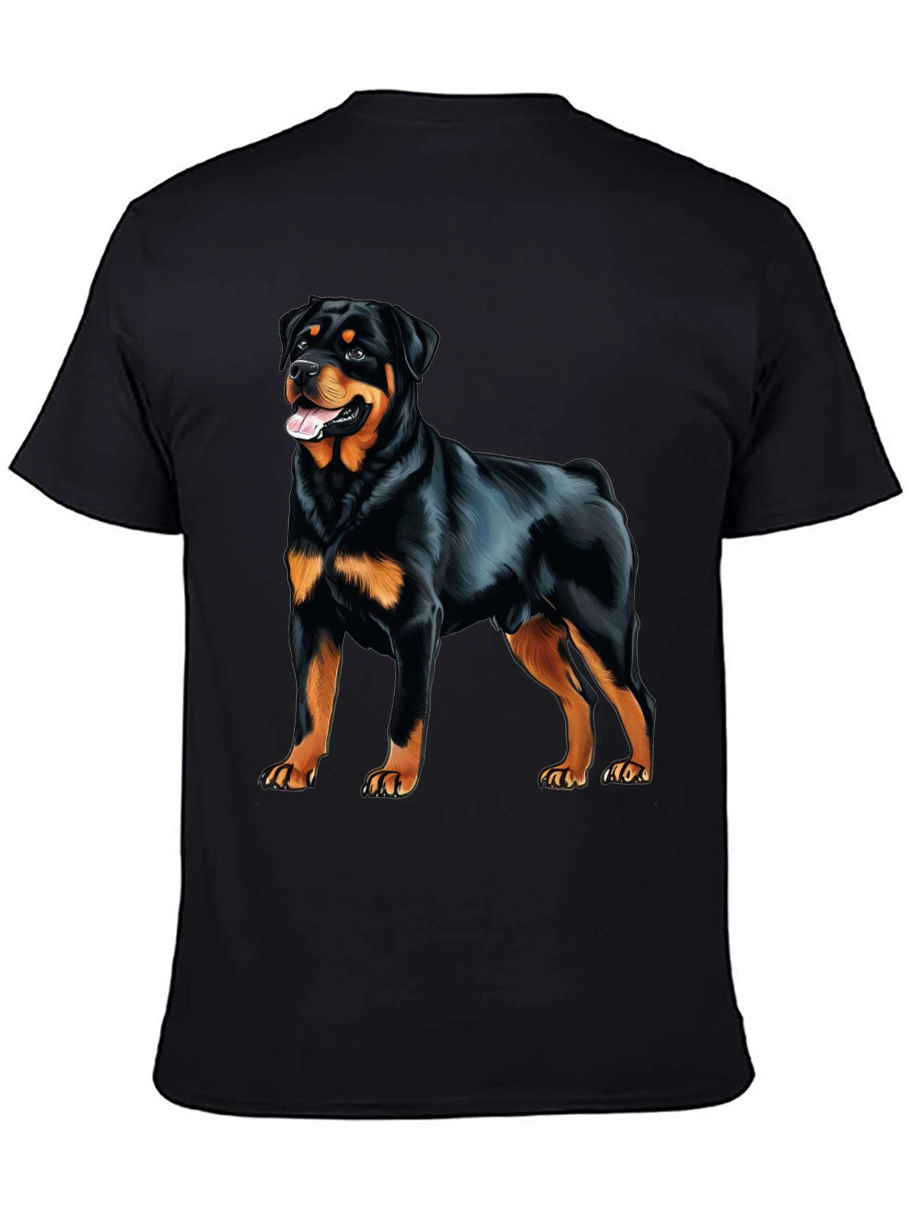 Rottweiler Graphic Print T-Shirt - Dog Lover Apparel