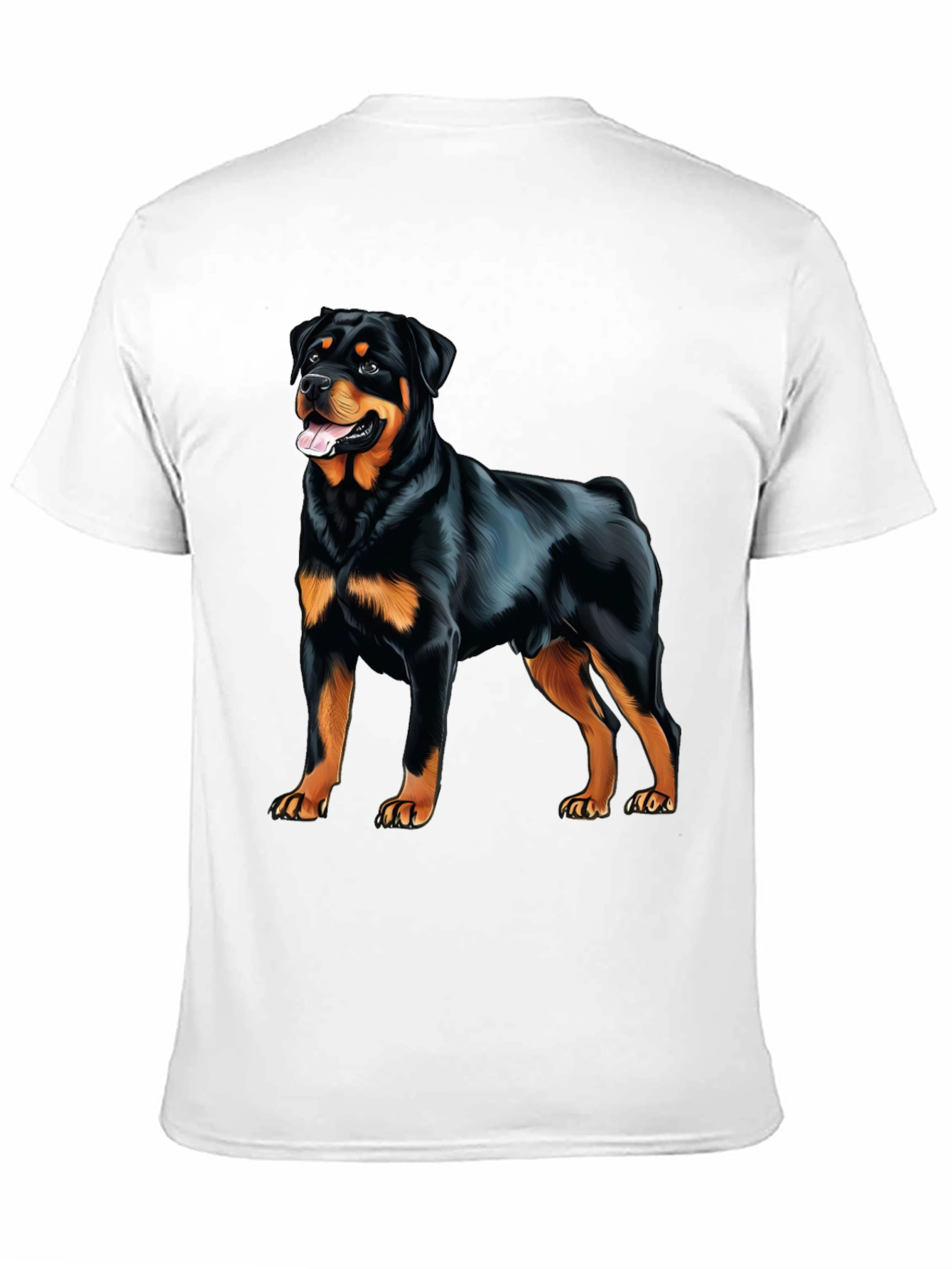 Rottweiler Graphic Print T-Shirt - Dog Lover Apparel