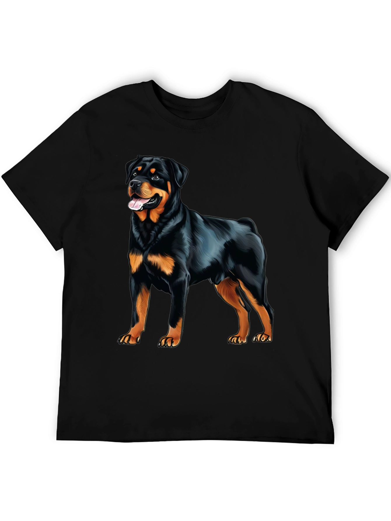 Rottweiler Graphic Print T-Shirt - Dog Lover Apparel