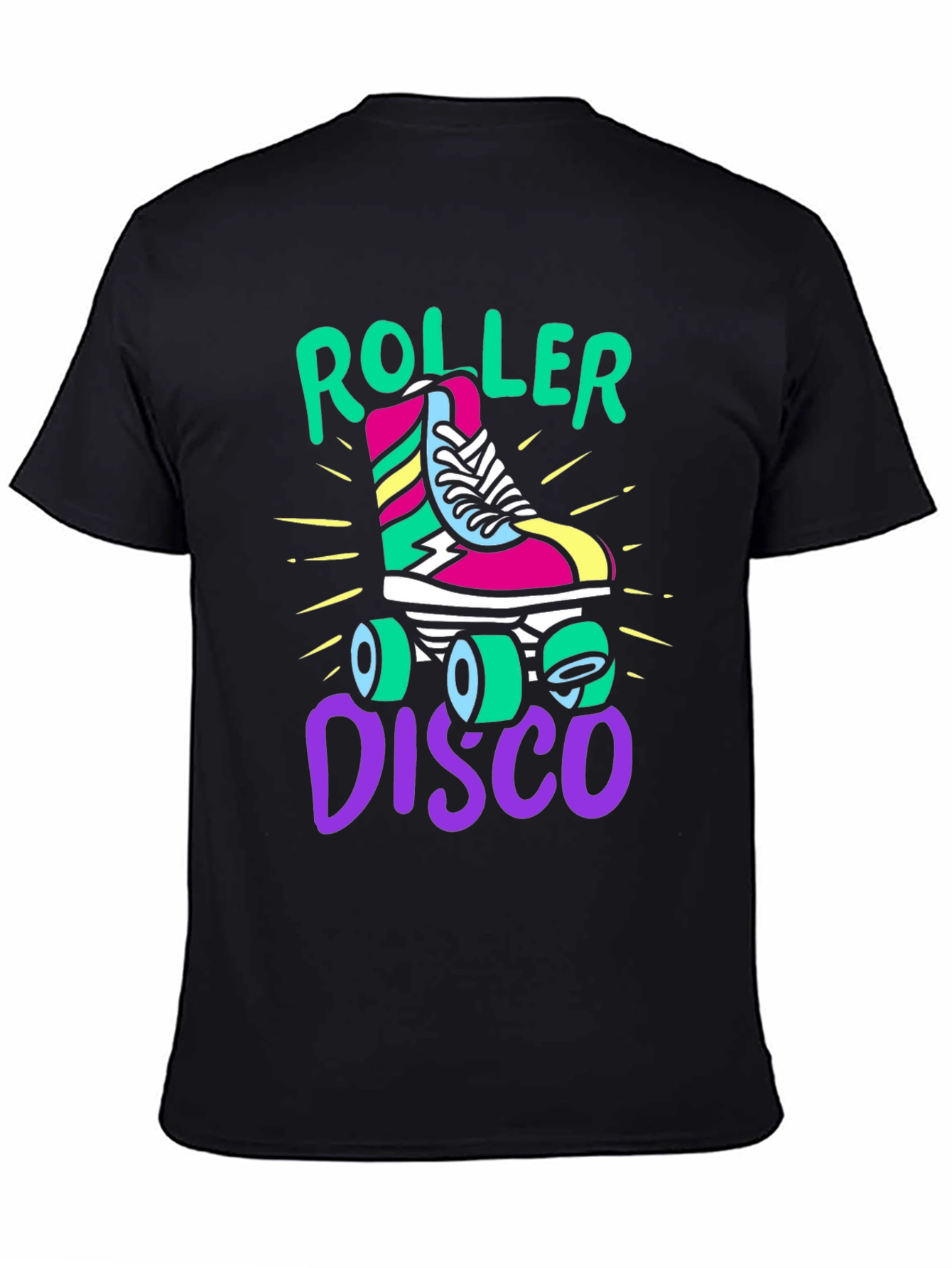 Retro Roller Disco T-Shirt - 80s Style