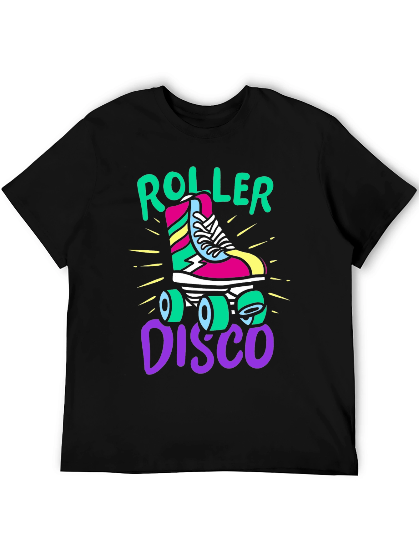 Retro Roller Disco T-Shirt - 80s Style