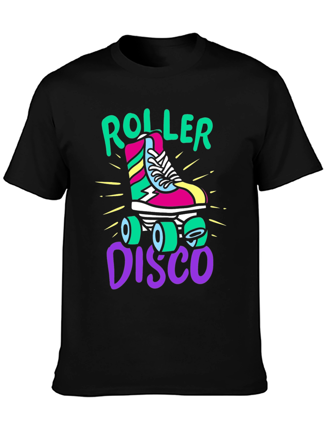 Retro Roller Disco T-Shirt - 80s Style