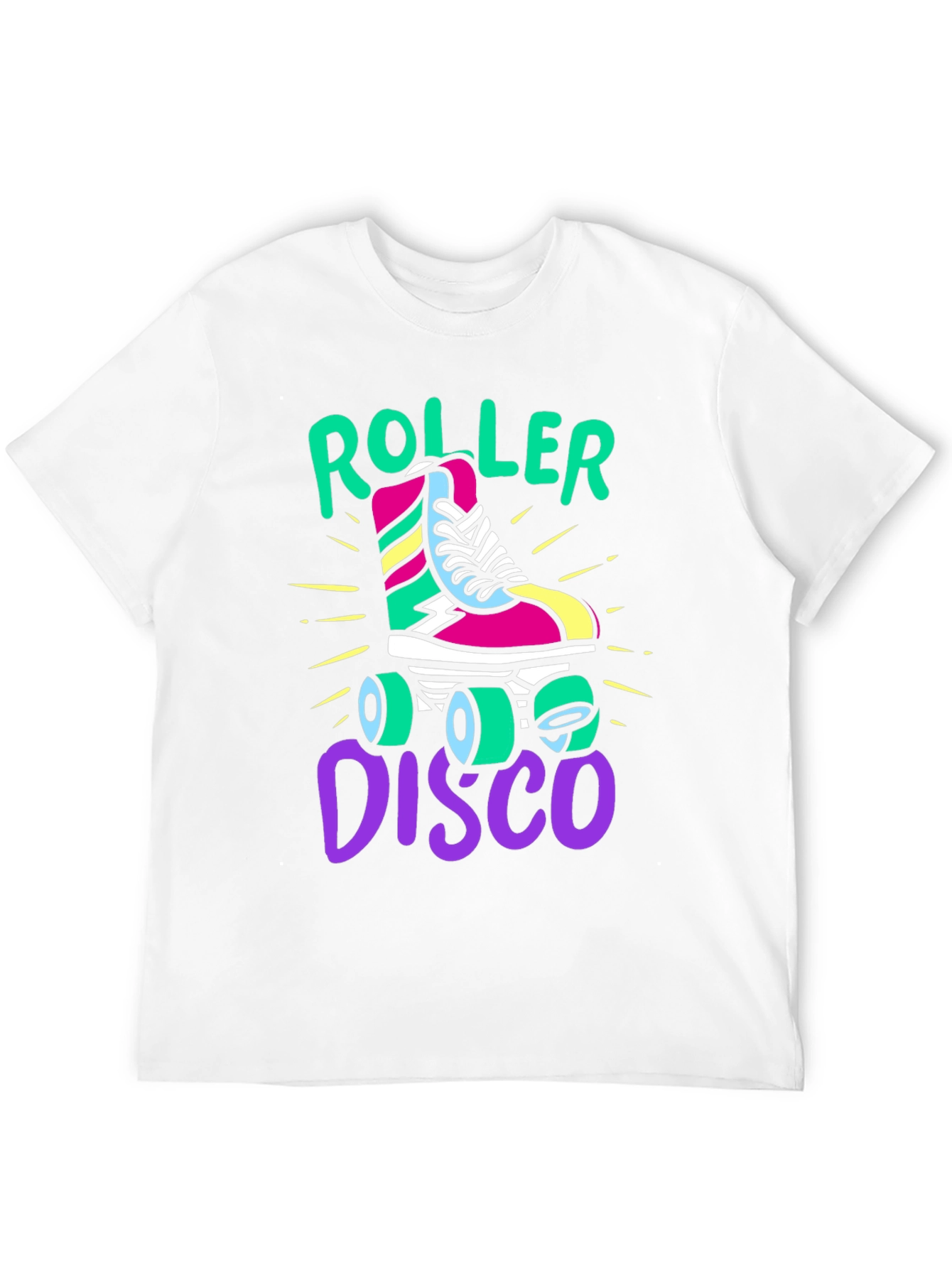 Retro Roller Disco T-Shirt - 80s Style