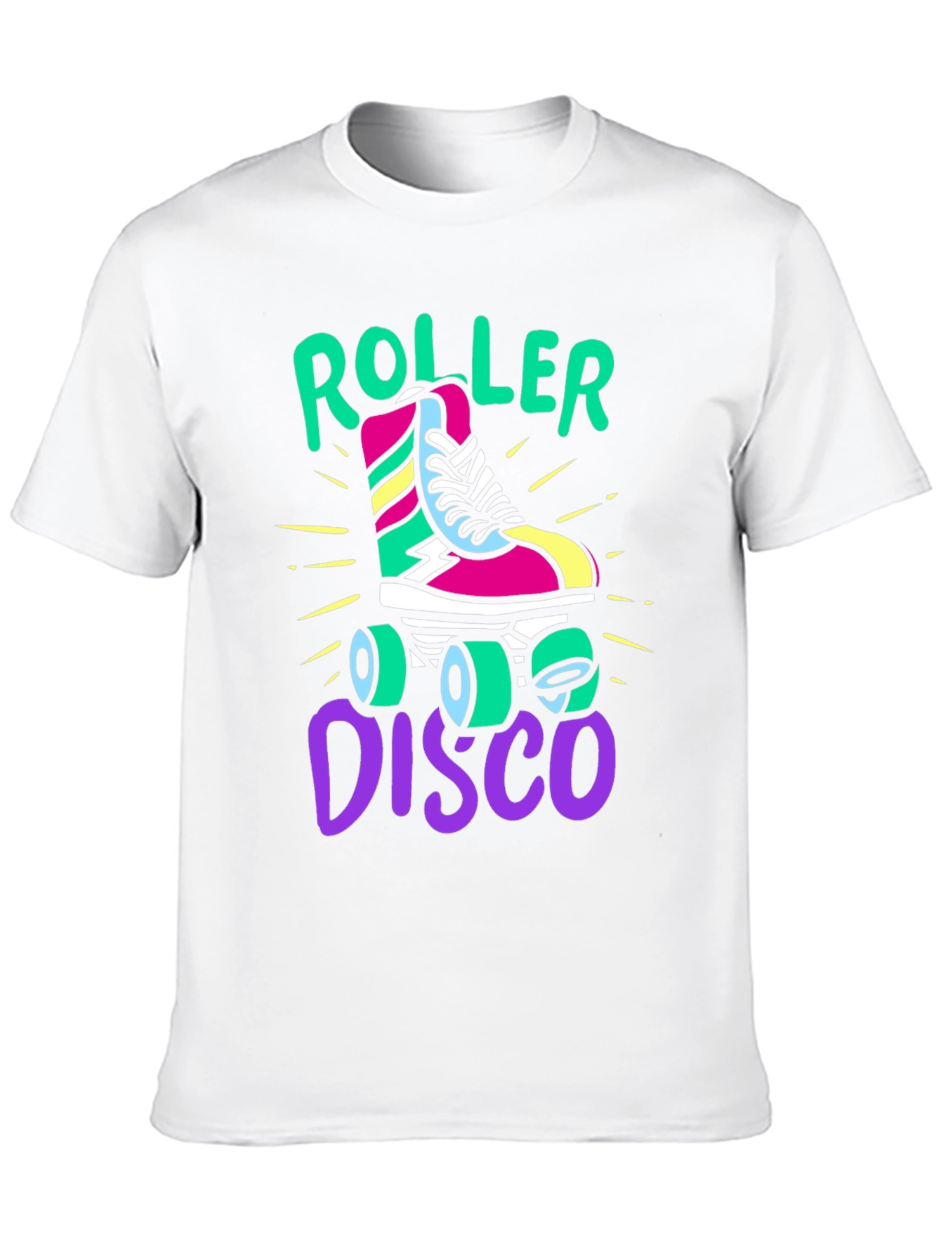 Retro Roller Disco T-Shirt - 80s Style