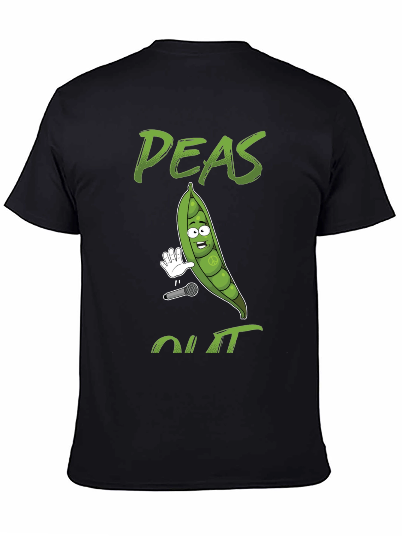 Peas Out T-Shirt - Funny Food Pun Graphic Tee