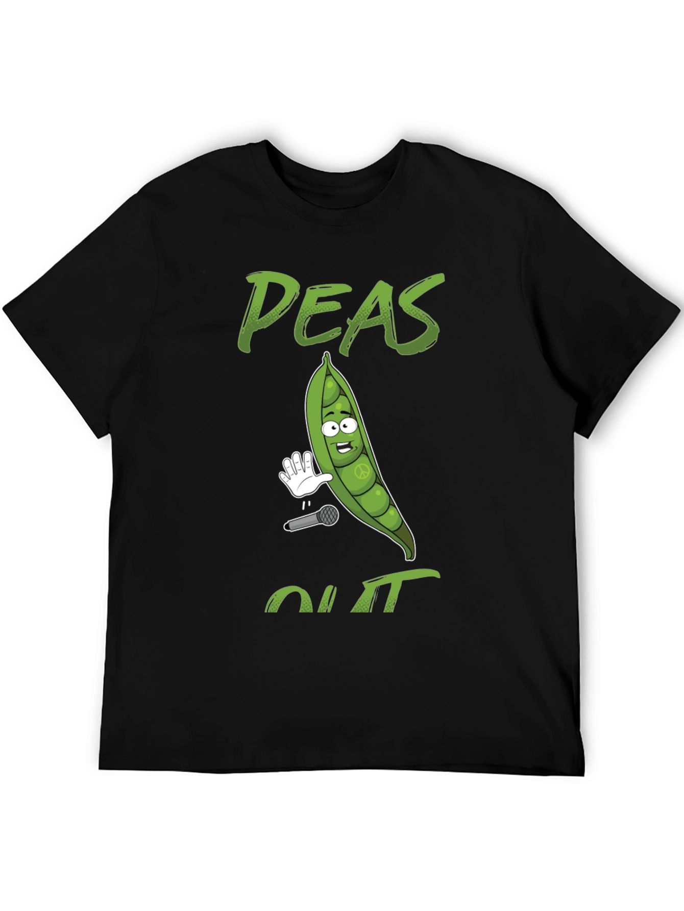 Peas Out T-Shirt - Funny Food Pun Graphic Tee