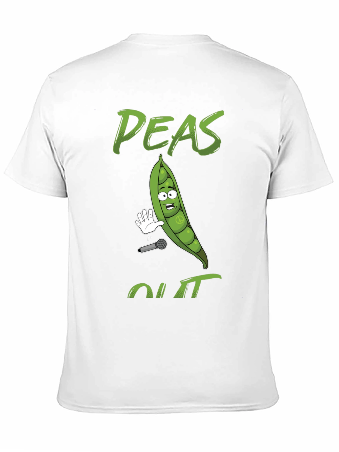 Peas Out T-Shirt - Funny Food Pun Graphic Tee