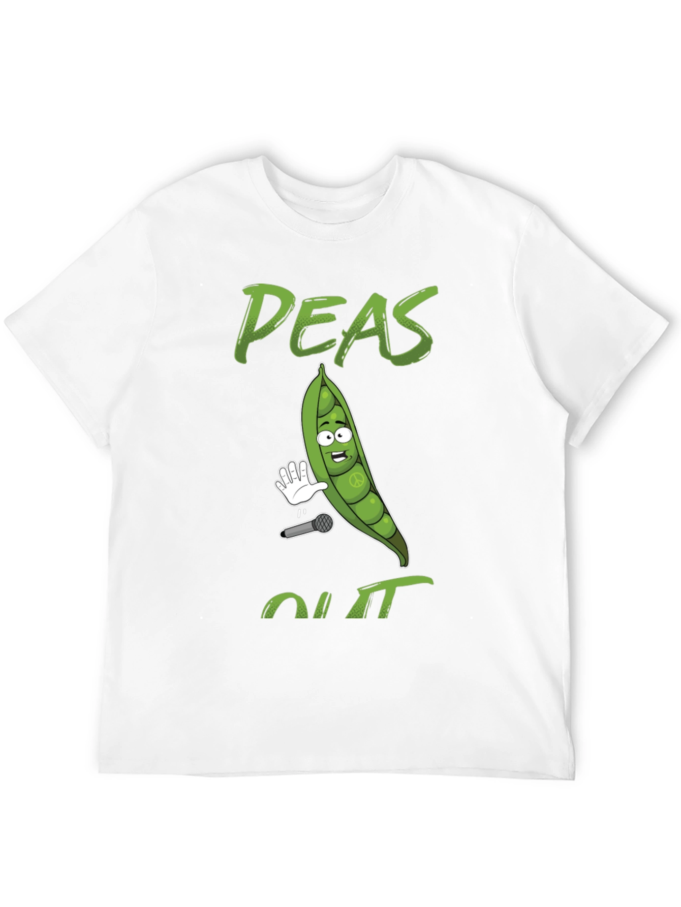Peas Out T-Shirt - Funny Food Pun Graphic Tee