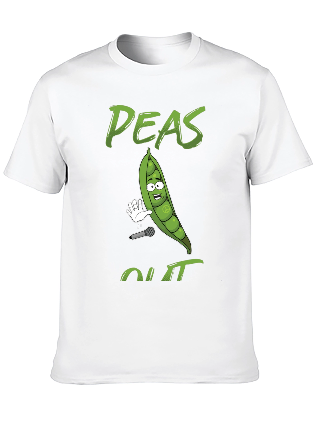 Peas Out T-Shirt - Funny Food Pun Graphic Tee