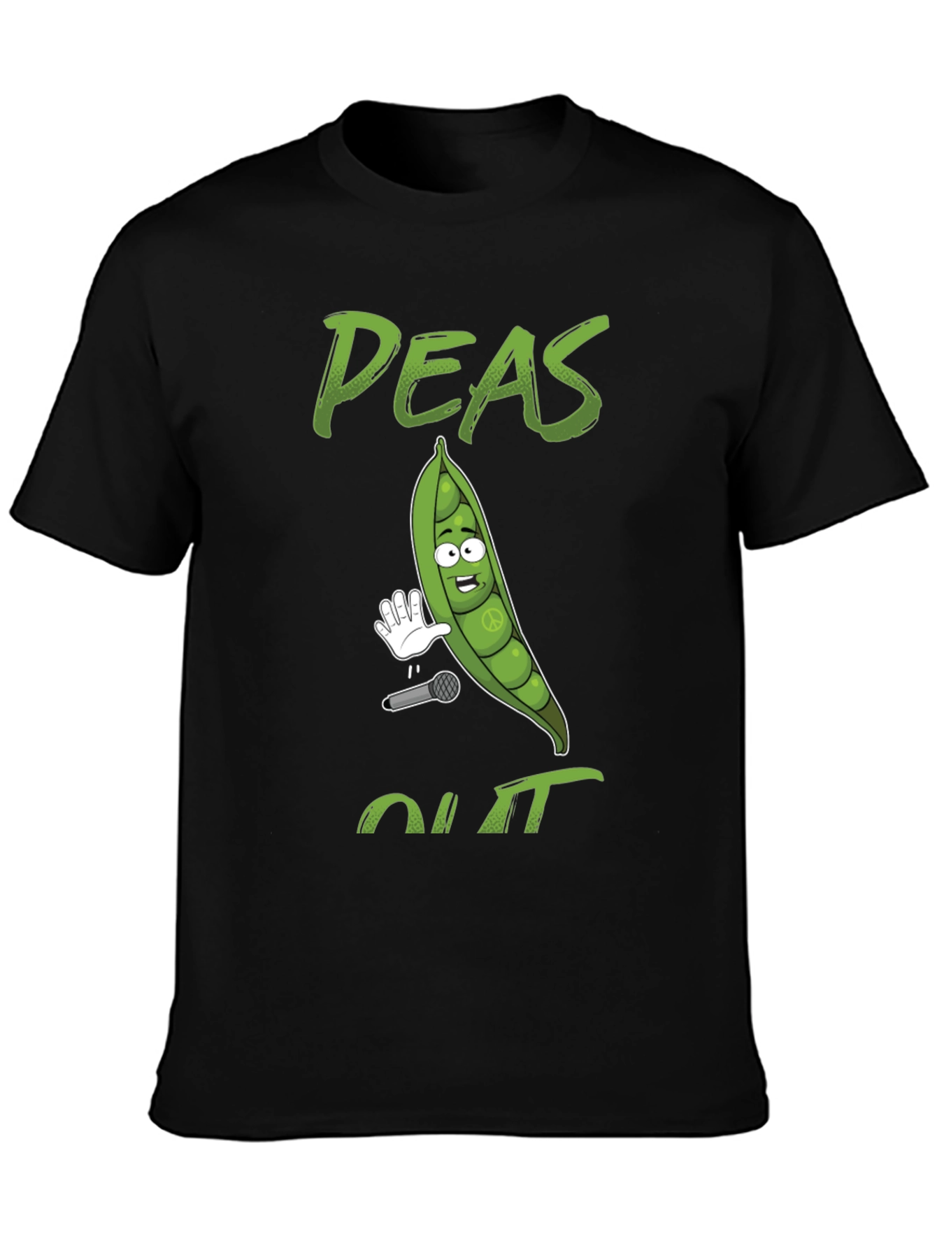 Peas Out T-Shirt - Funny Food Pun Graphic Tee