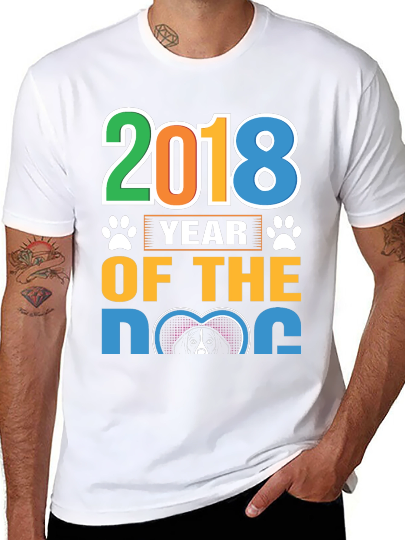 2018 Year of the Dog Graphic Tee