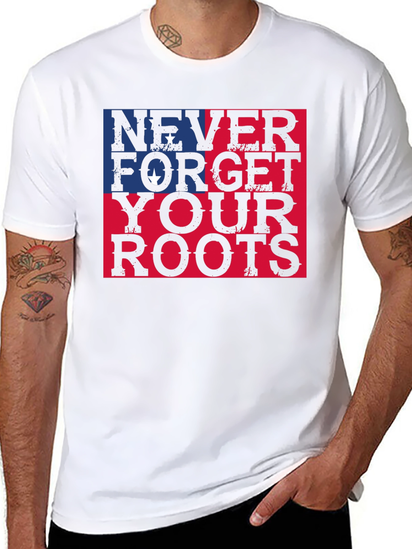 Never Forget Your Roots Graphic T-Shirt