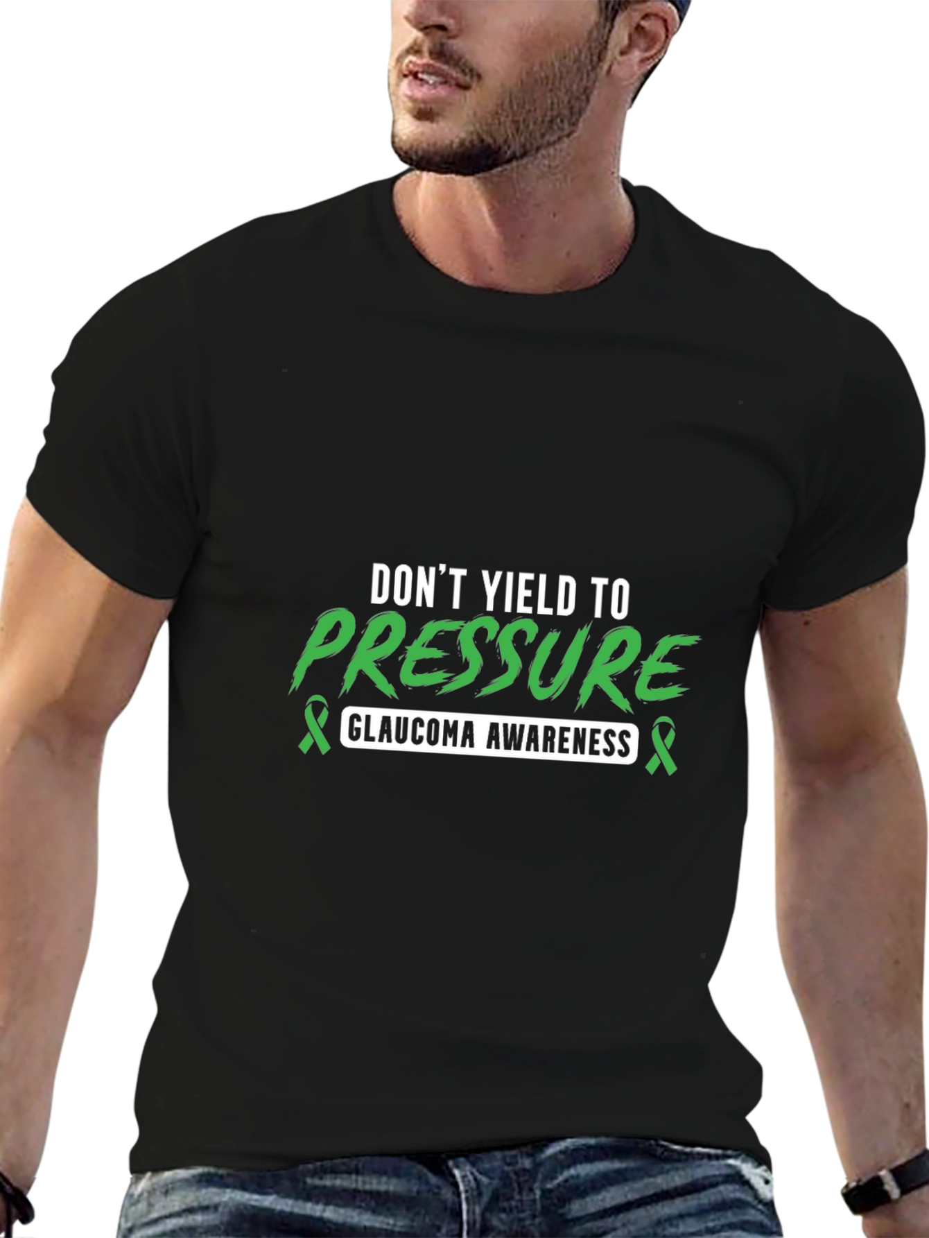 Glaucoma Awareness Tee - Dont Yield to Pressure