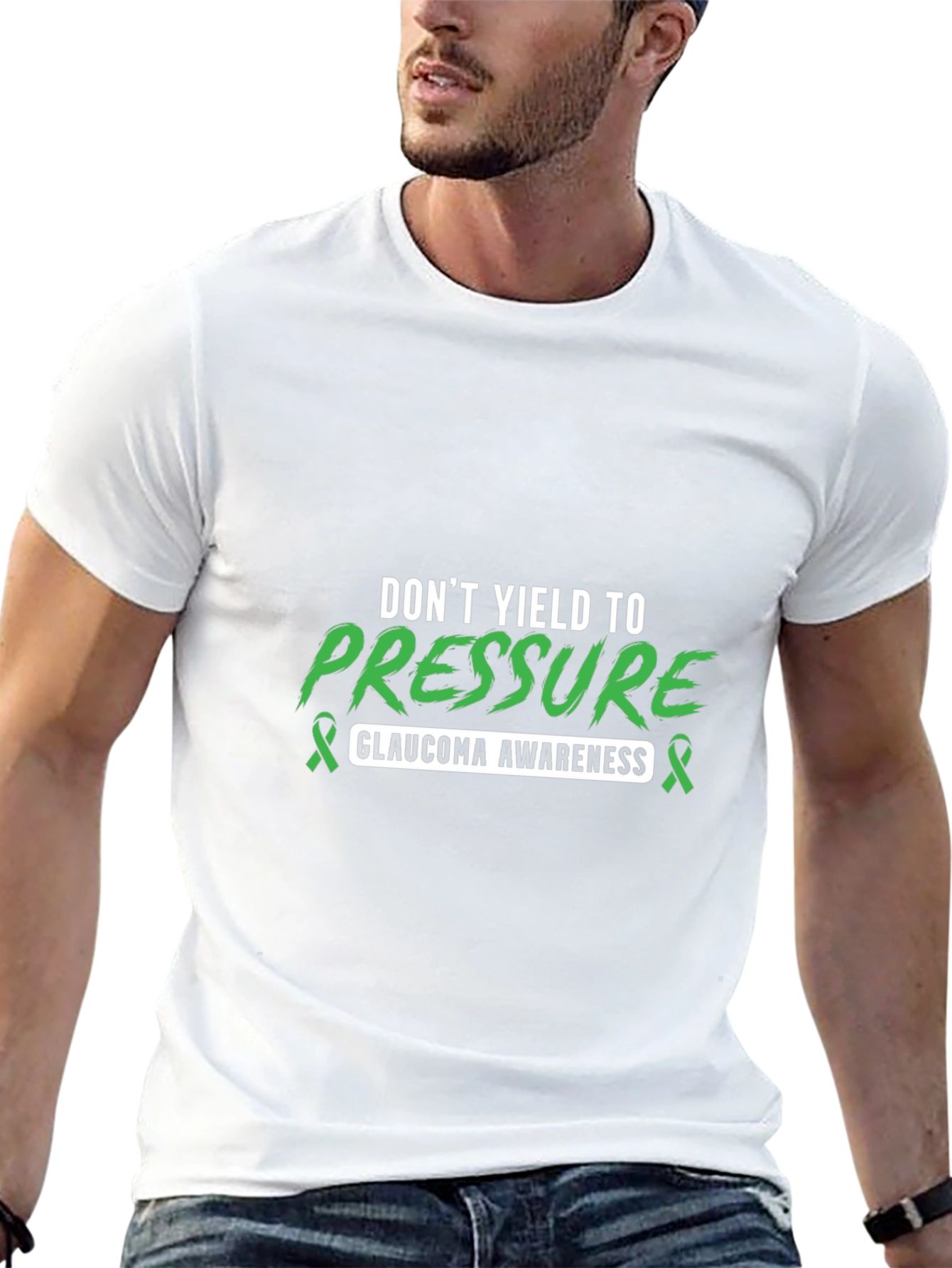 Glaucoma Awareness Tee - Dont Yield to Pressure