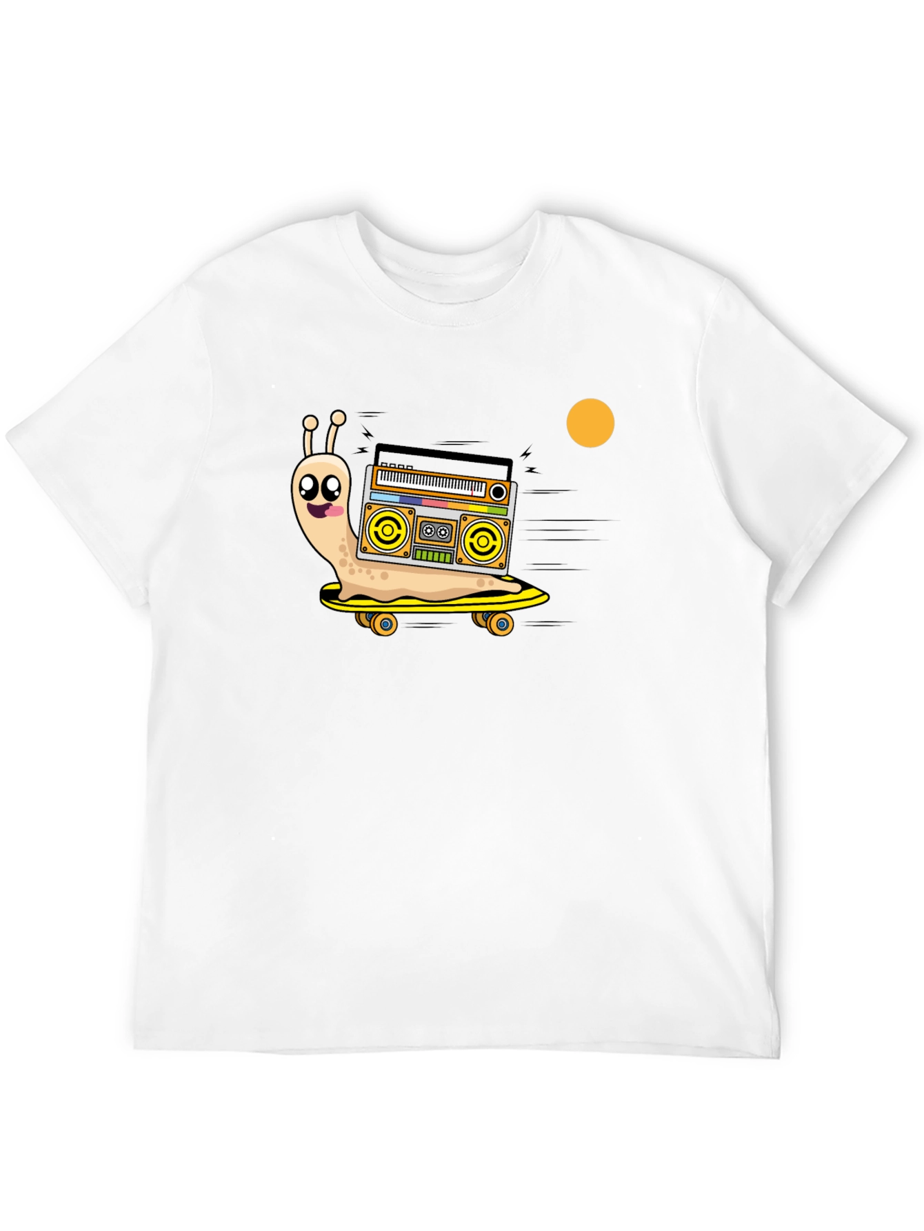 Snail Boombox Skateboard Graphic Tee