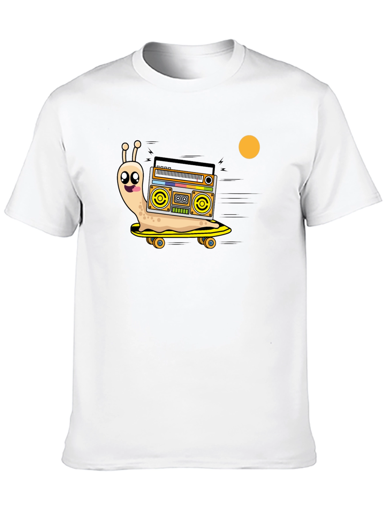 Snail Boombox Skateboard Graphic Tee