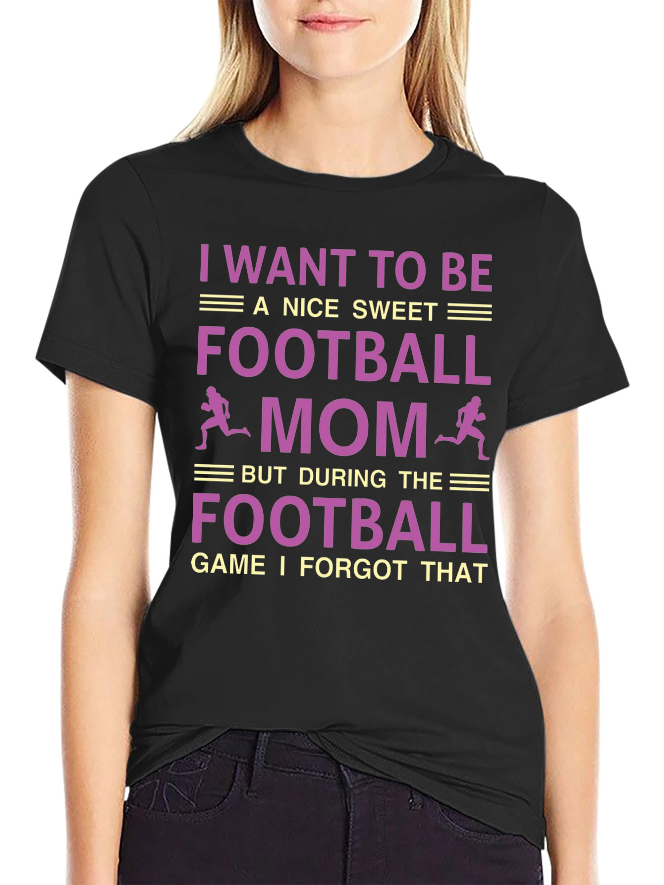 Football Mom T-Shirt - Funny Game Day Apparel