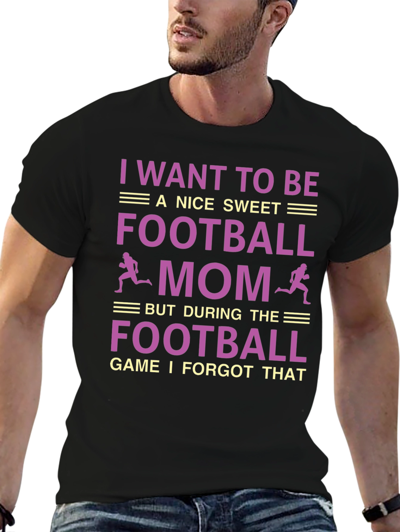 Football Mom T-Shirt - Funny Game Day Apparel