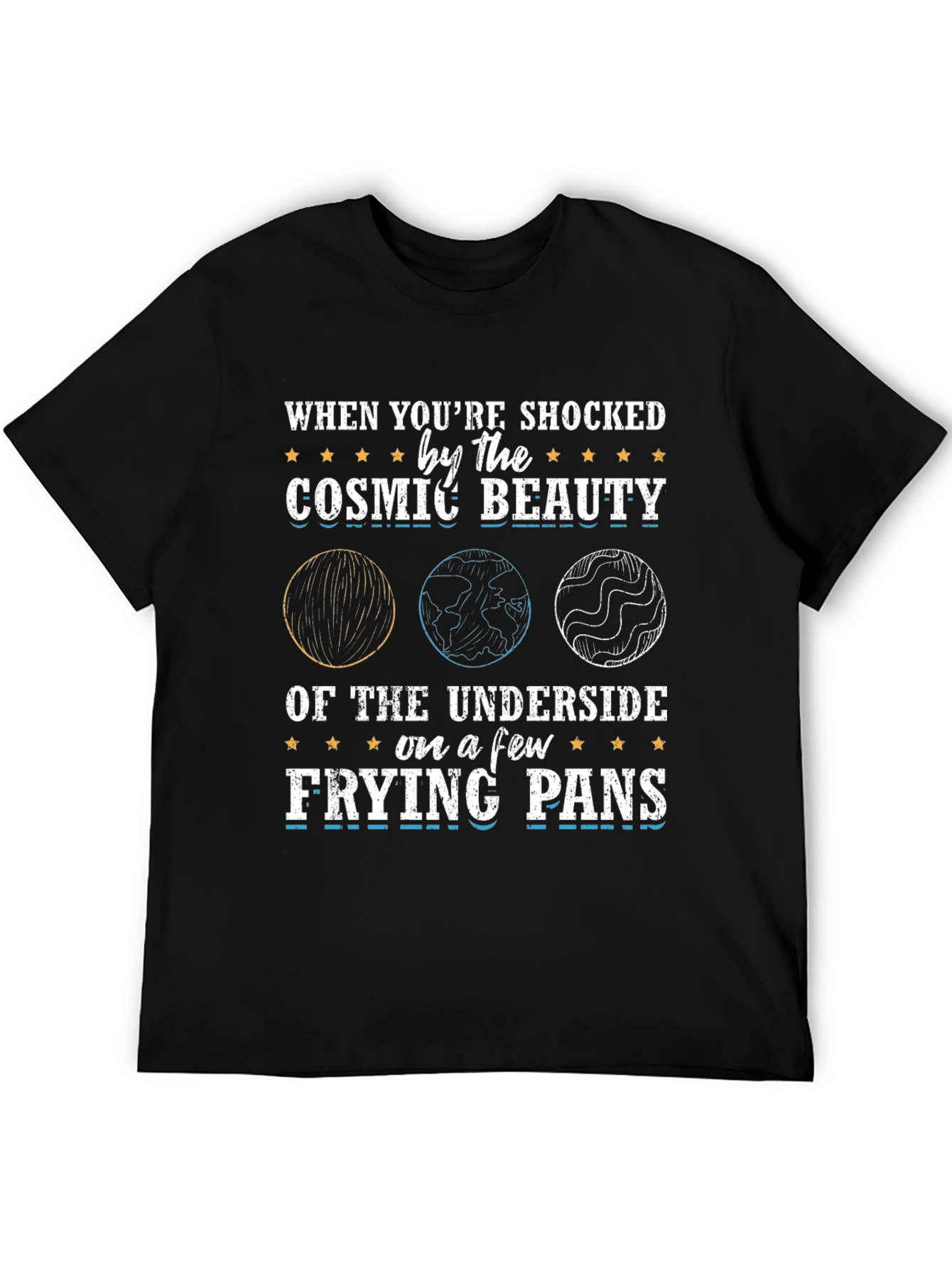 Cosmic Beauty Frying Pan Graphic Tee