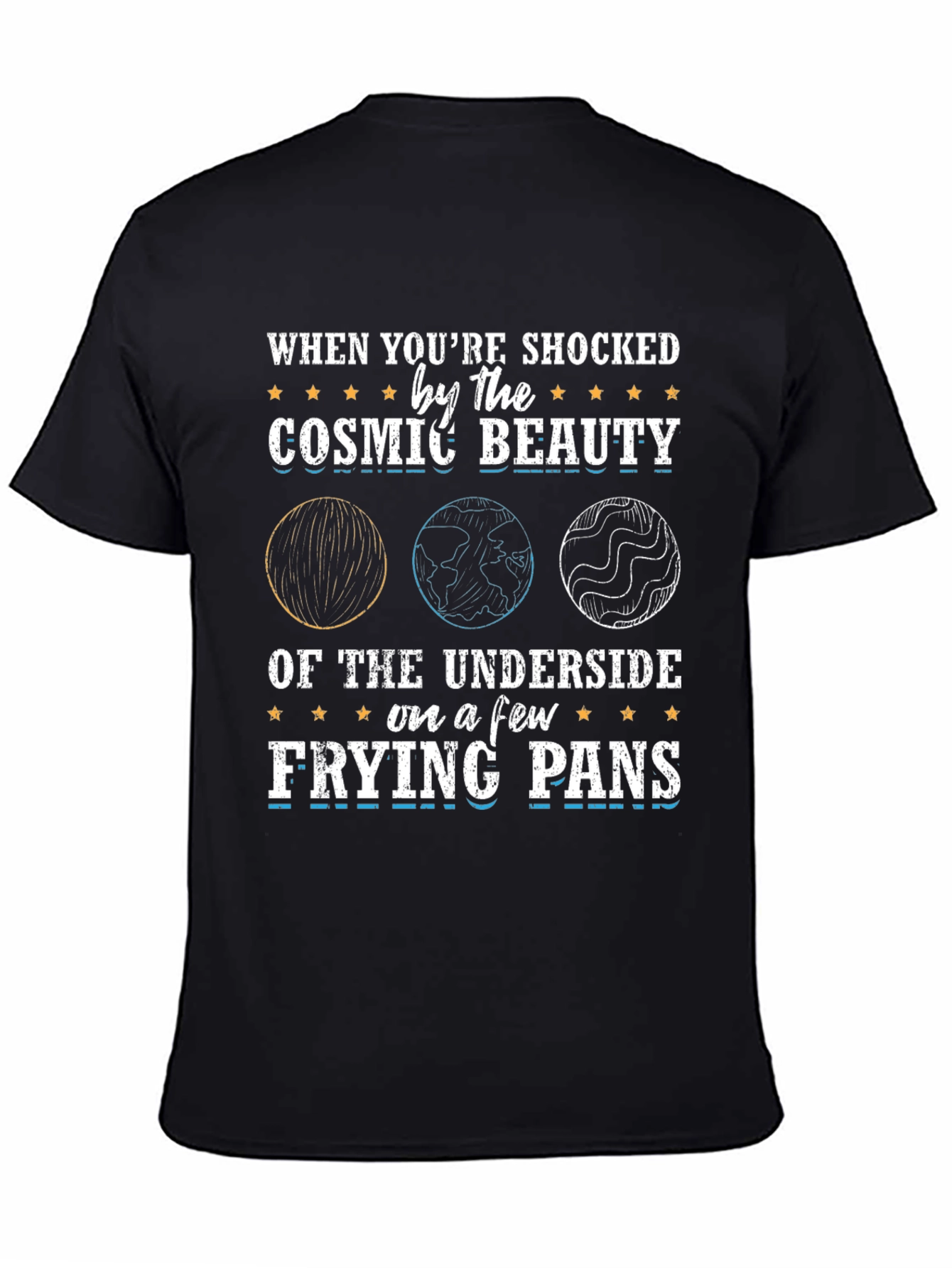 Cosmic Beauty Frying Pan Graphic Tee