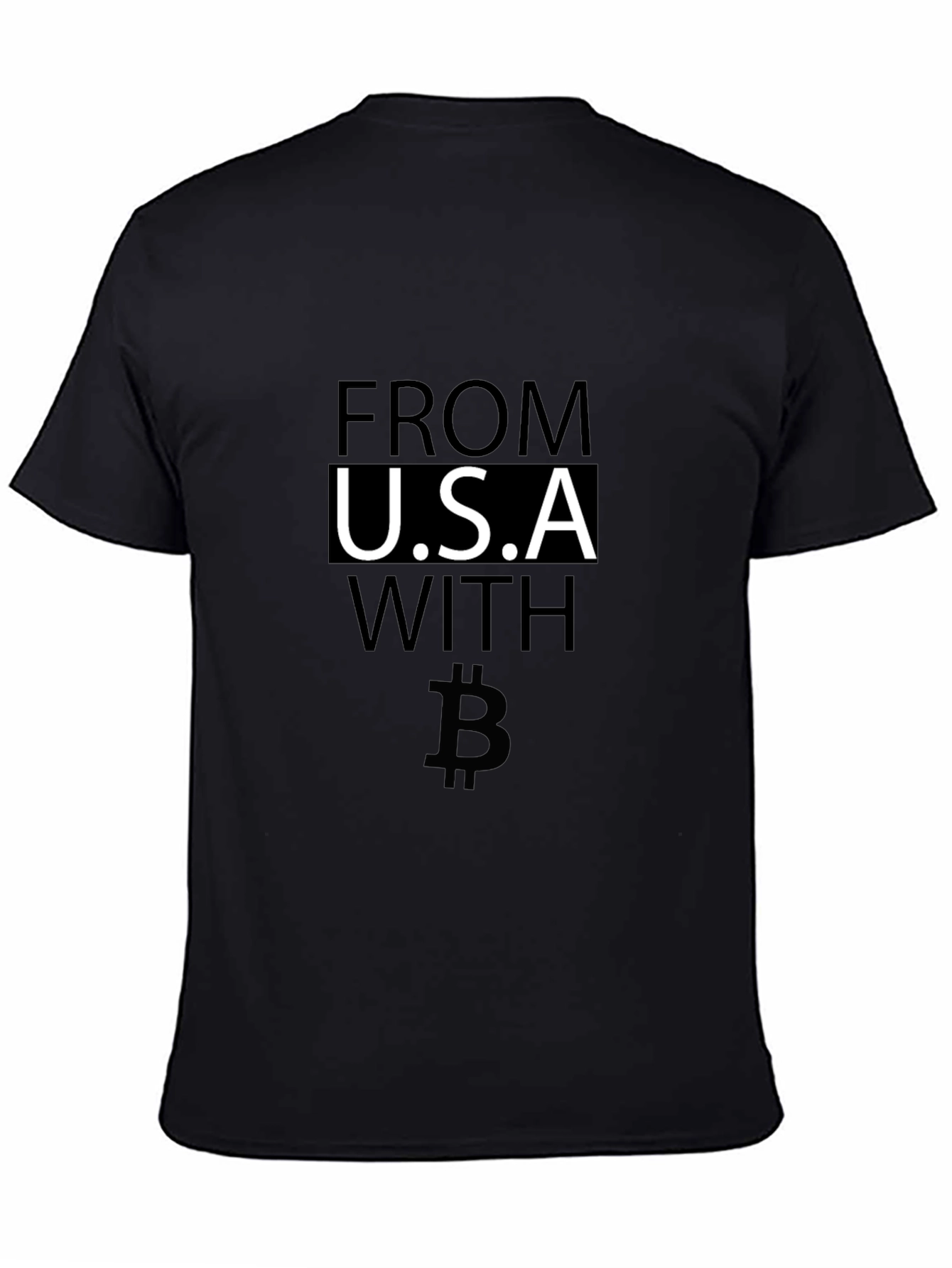 USA Bitcoin T-Shirt - Crypto Pride Tee