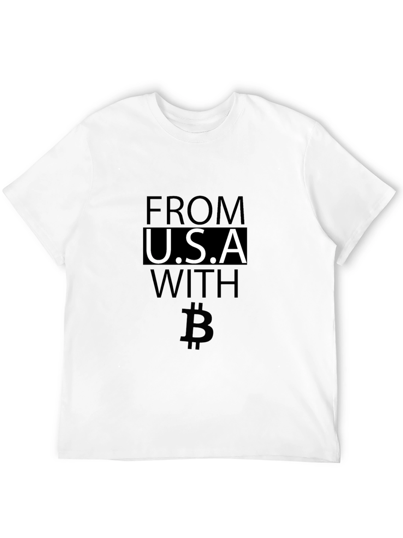 USA Bitcoin T-Shirt - Crypto Pride Tee