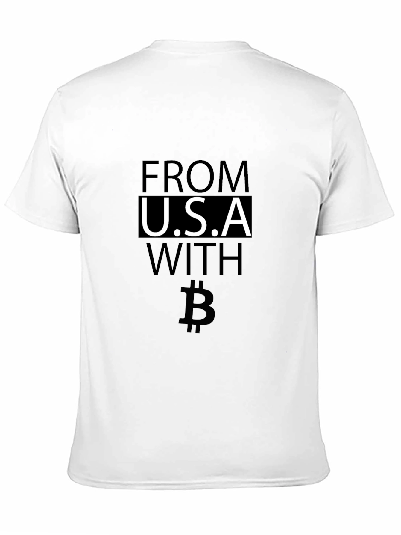 USA Bitcoin T-Shirt - Crypto Pride Tee
