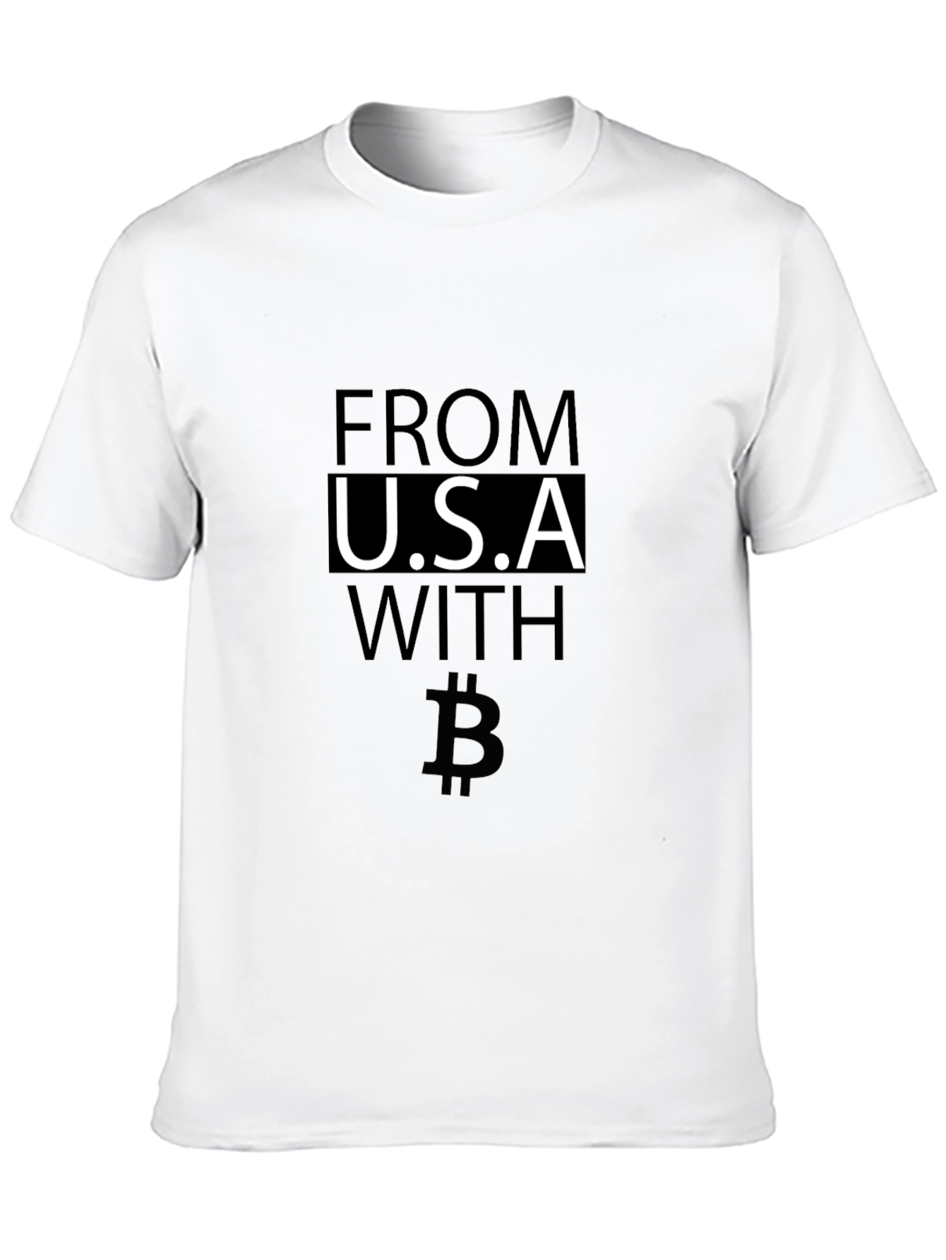 USA Bitcoin T-Shirt - Crypto Pride Tee