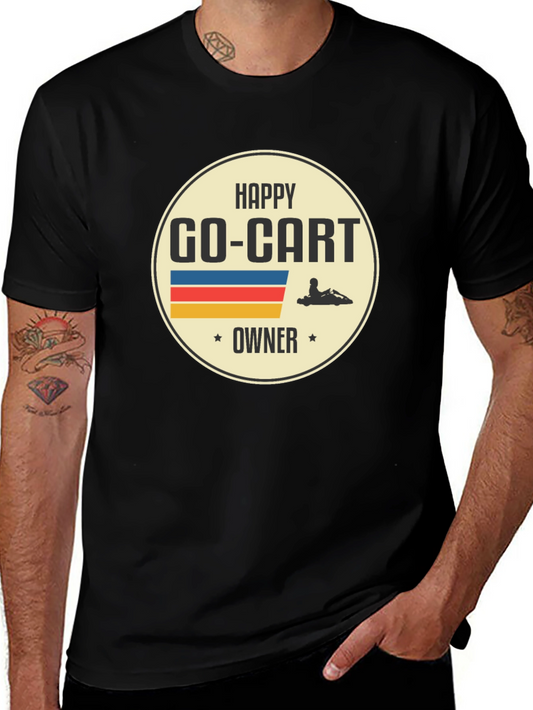 Happy Go-Kart Owner T-Shirt - Black