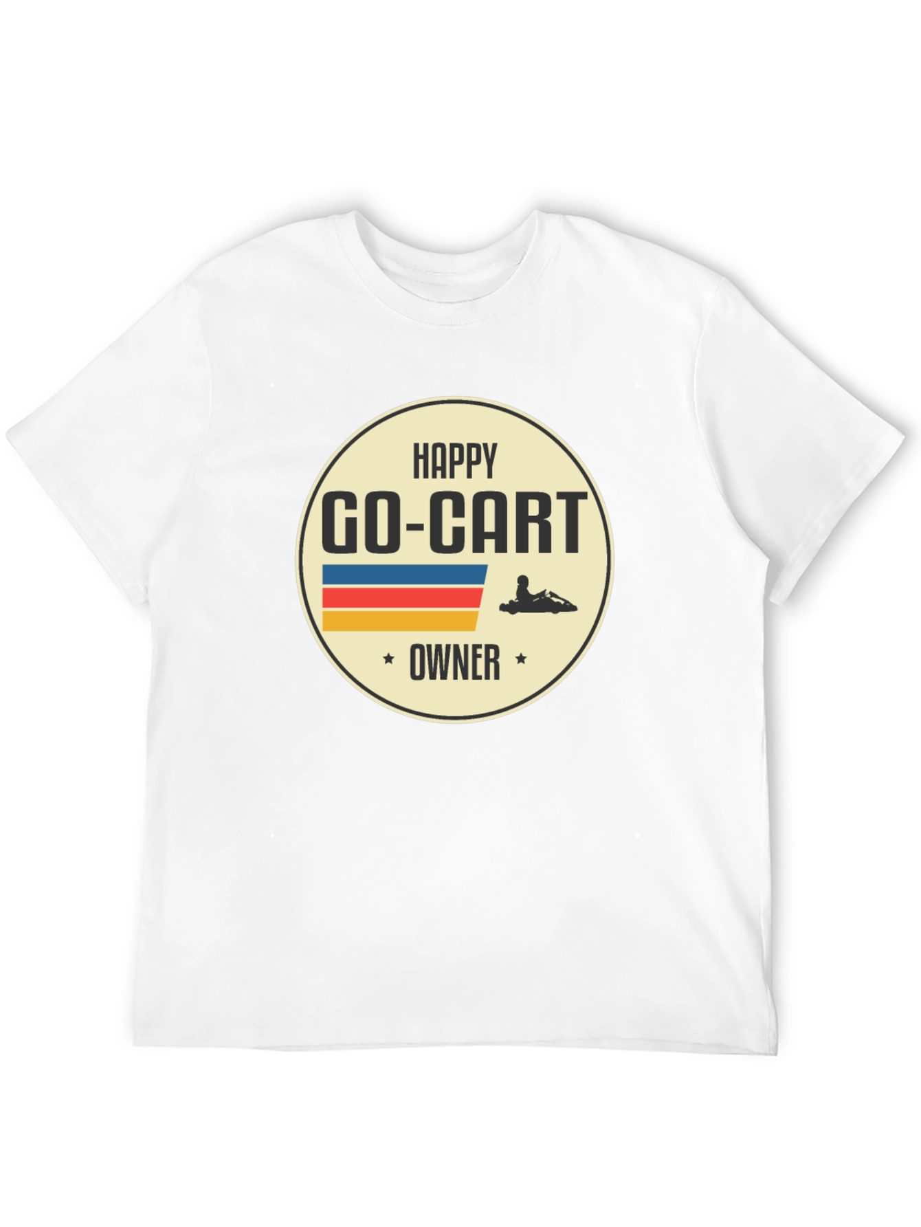 Happy Go-Kart Owner T-Shirt - Black