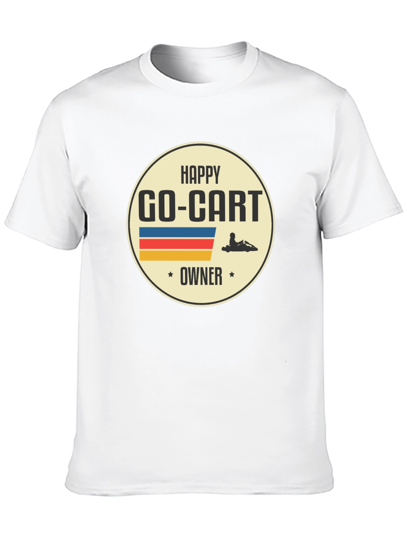 Happy Go-Kart Owner T-Shirt - Black
