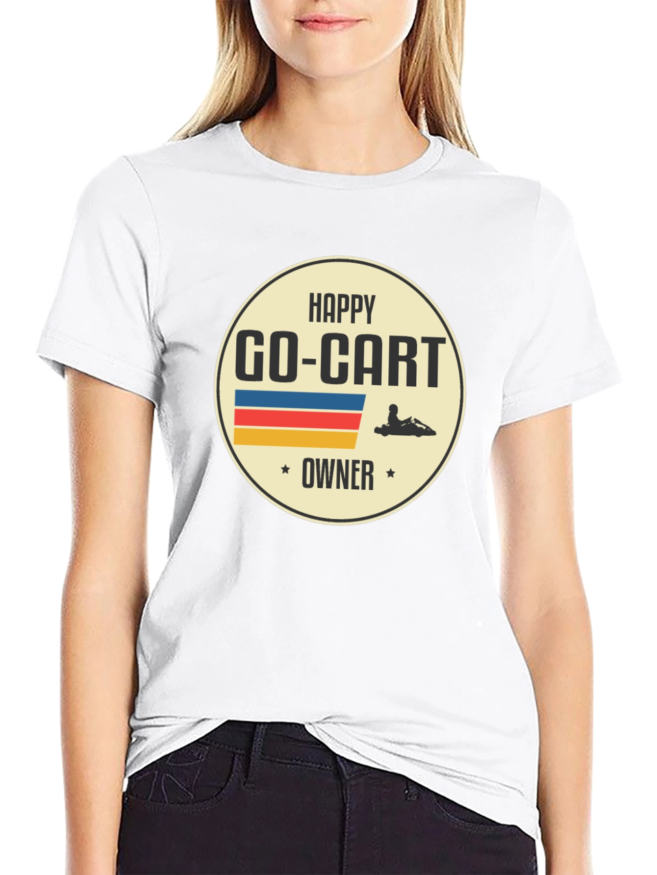 Happy Go-Kart Owner T-Shirt - Black