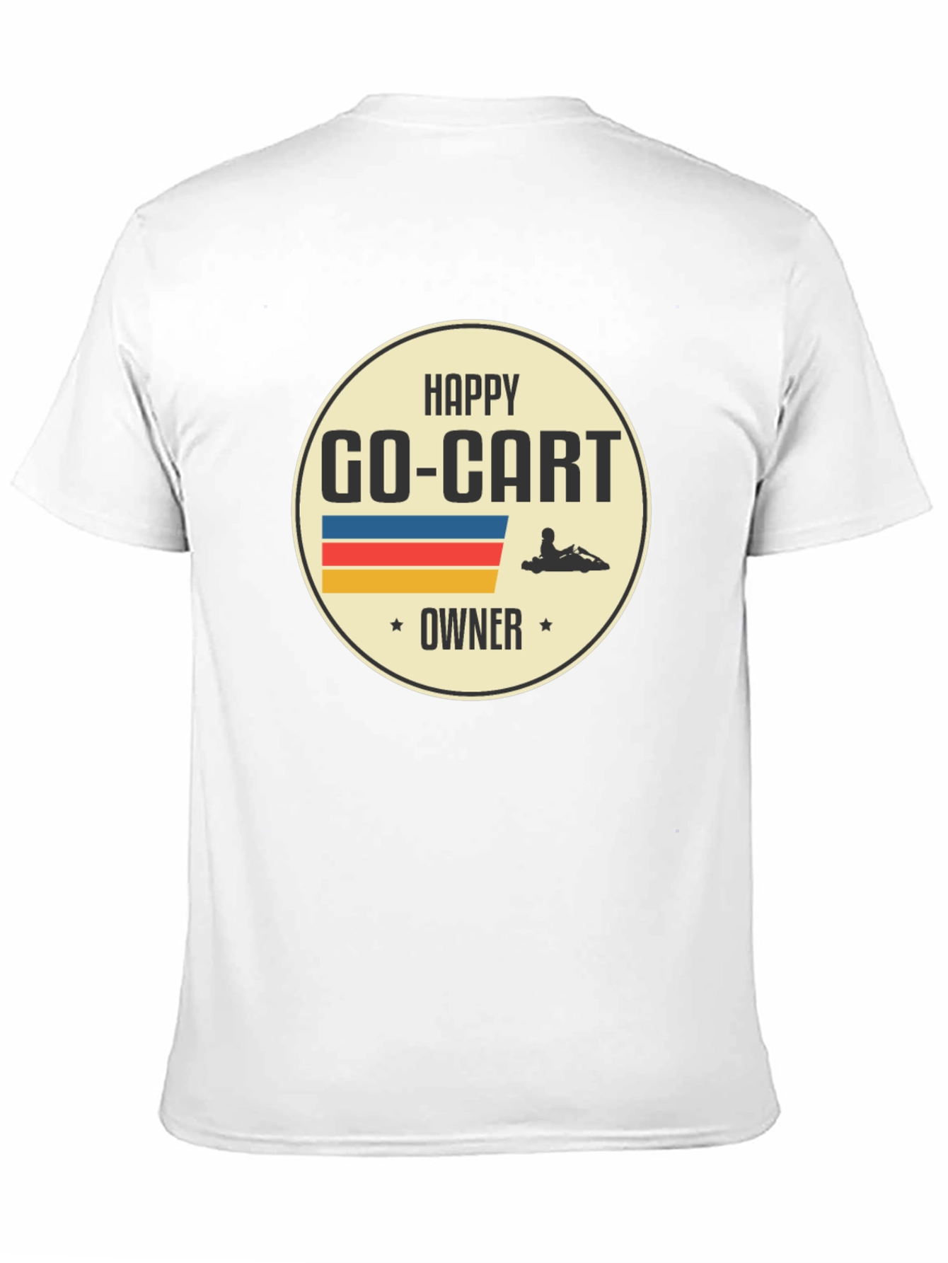 Happy Go-Kart Owner T-Shirt - Black