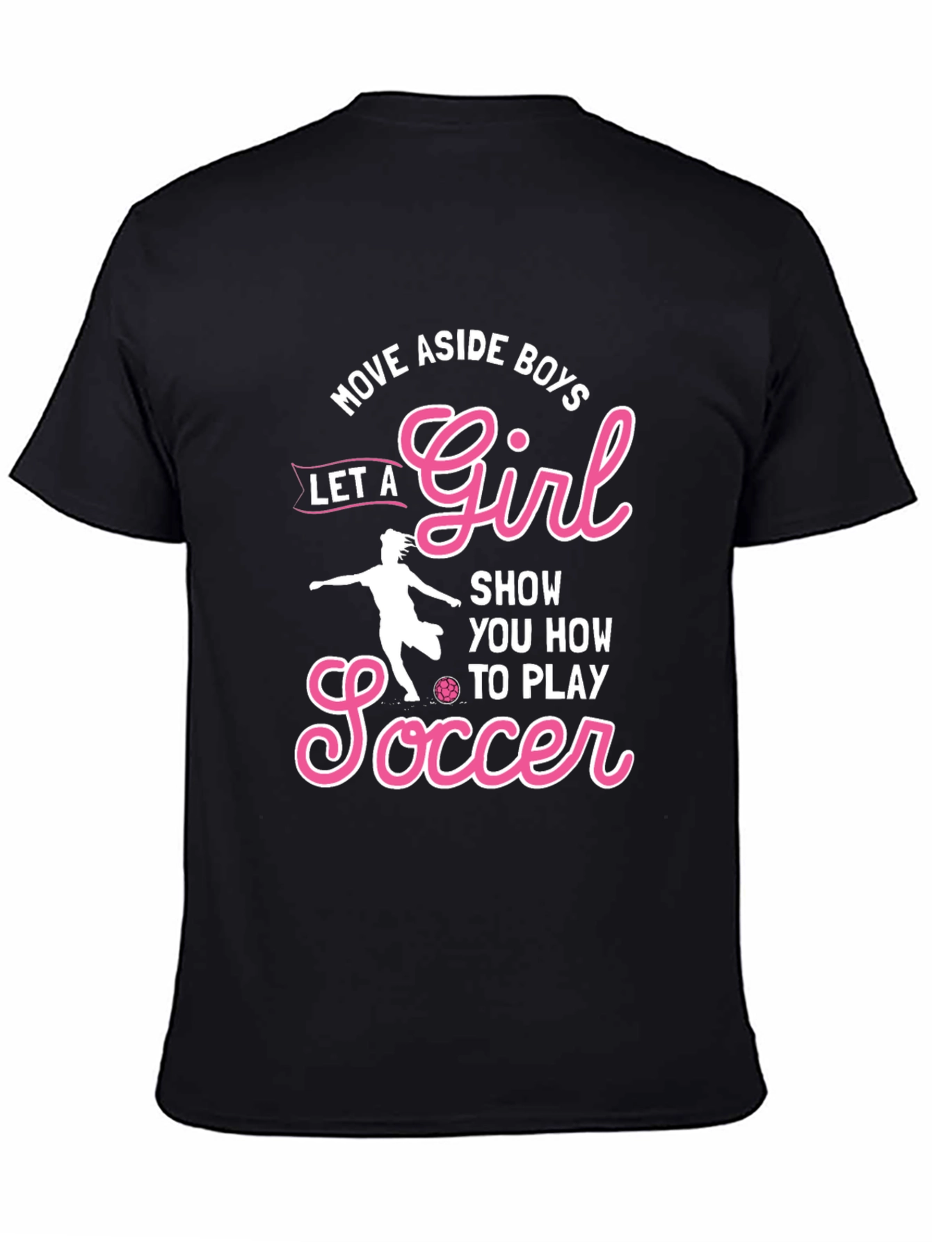 Girls Soccer Graphic T-Shirt
