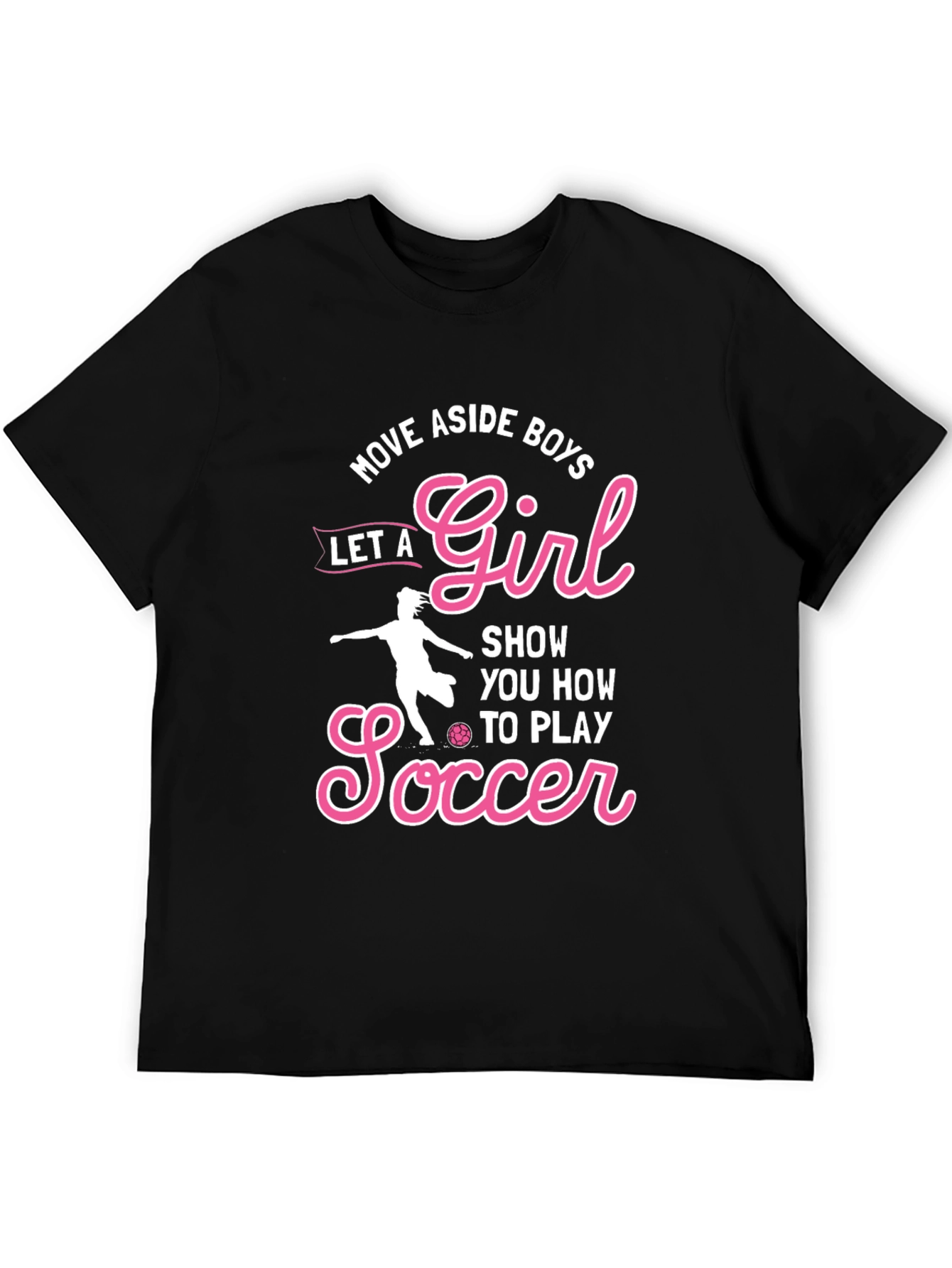 Girls Soccer Graphic T-Shirt