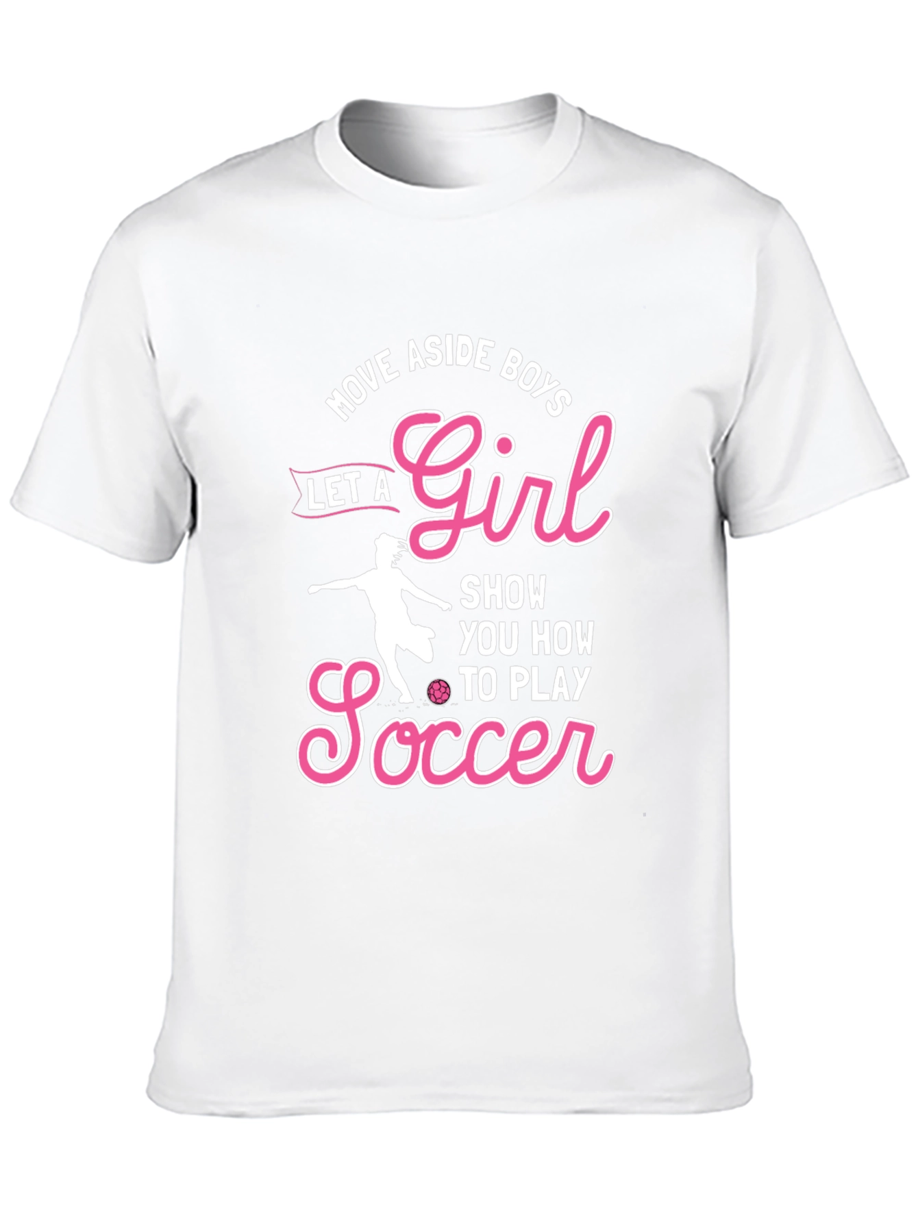 Girls Soccer Graphic T-Shirt