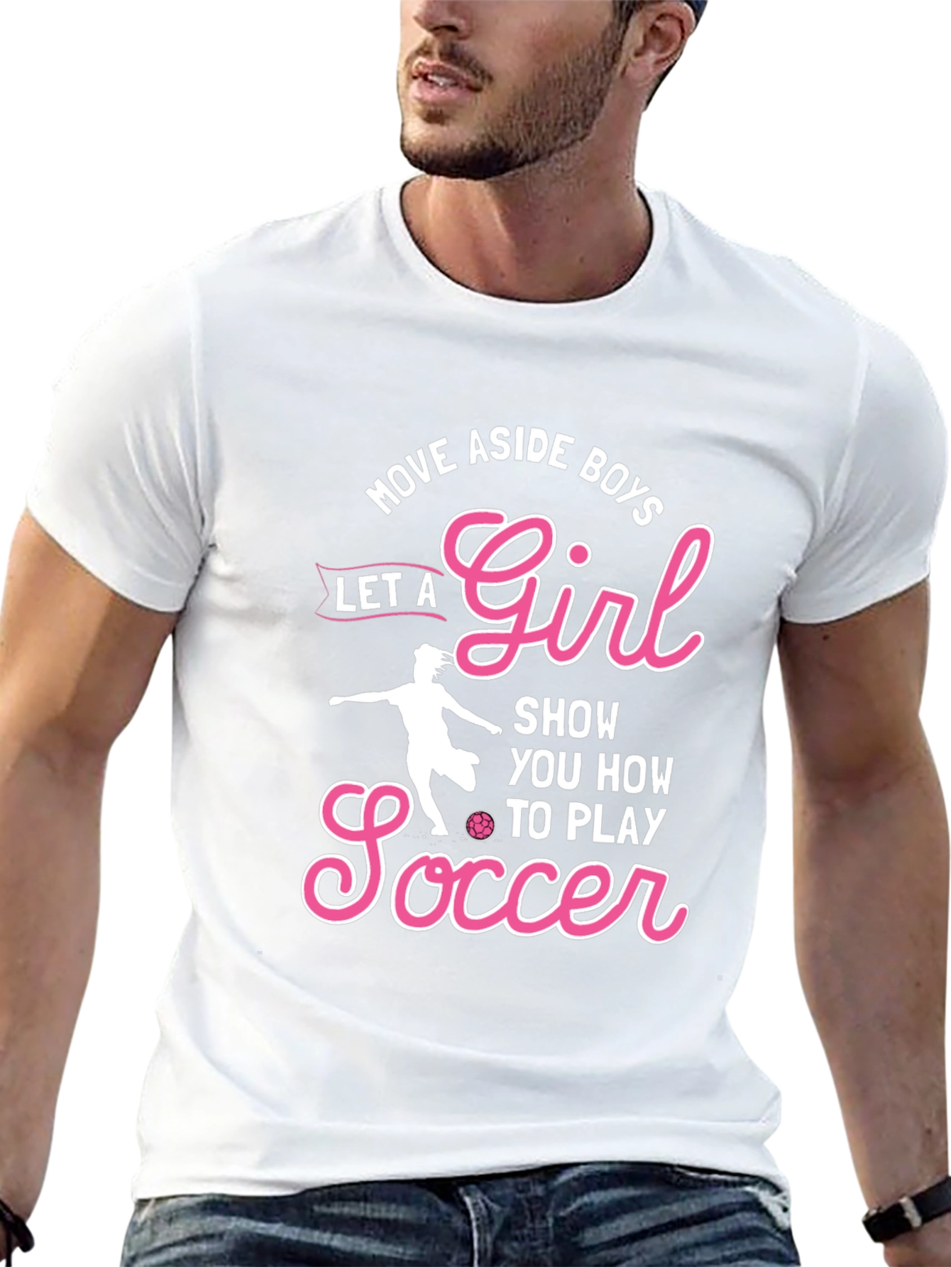 Girls Soccer Graphic T-Shirt