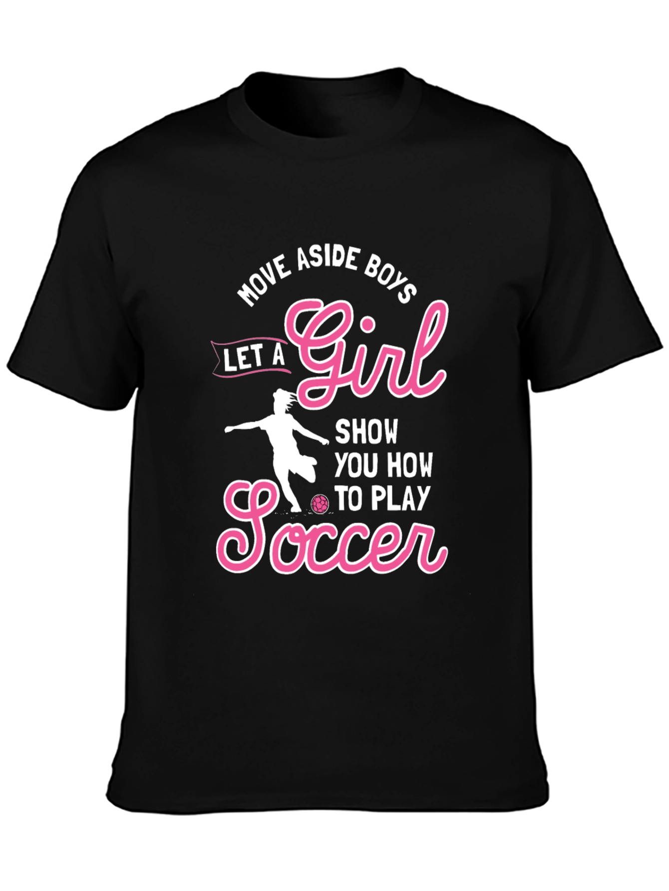 Girls Soccer Graphic T-Shirt