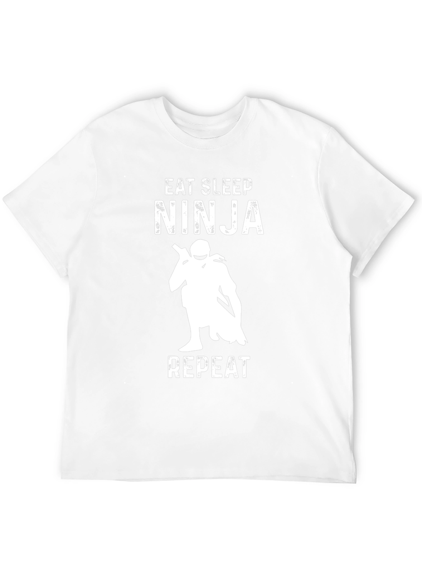 Eat Sleep Ninja Repeat Black T-Shirt