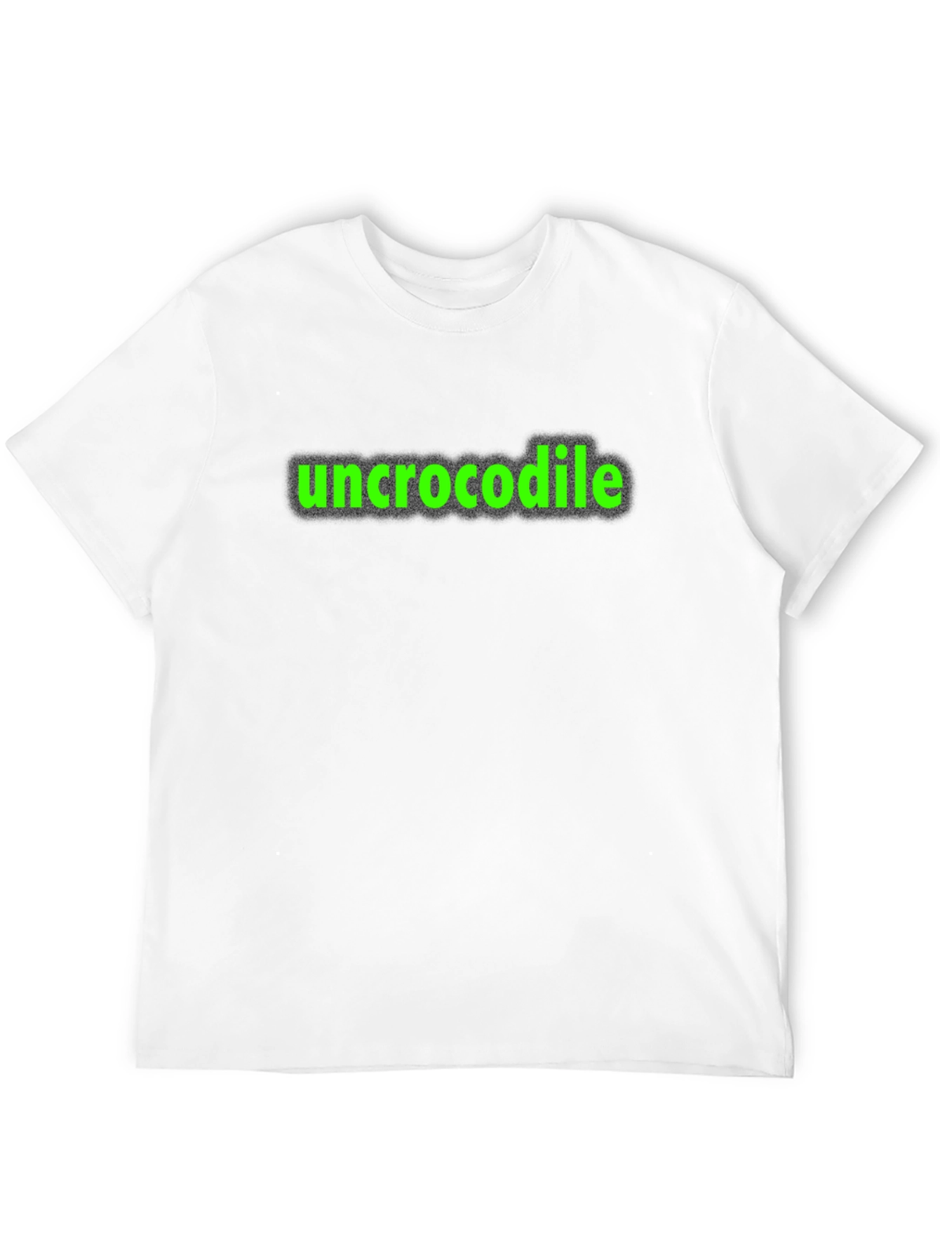 Uncrocodile Graphic Tee - Black Casual T-Shirt